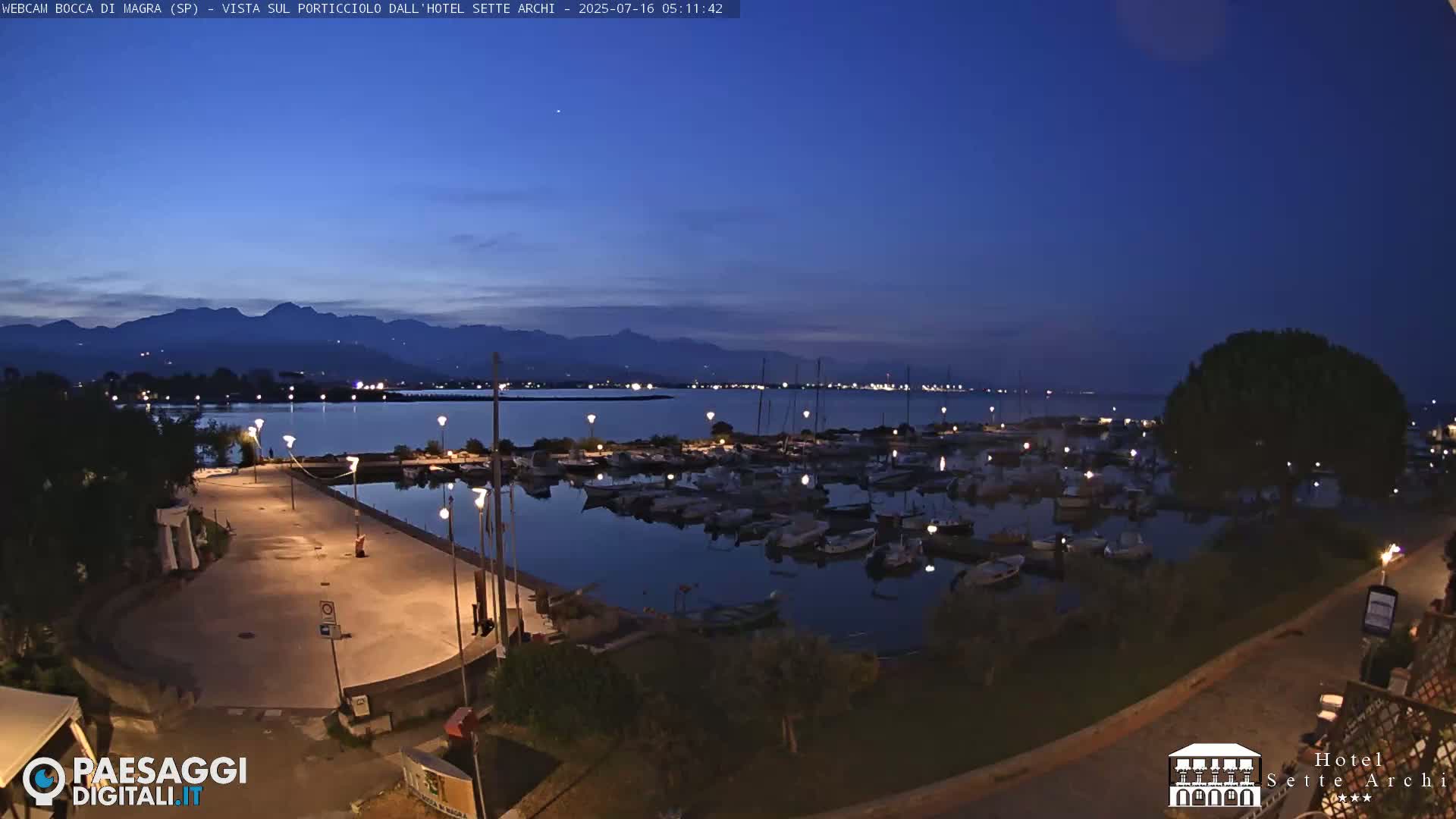  Bocca di Magra Harbor Live Cam - La Spezia, Liguria, Italy