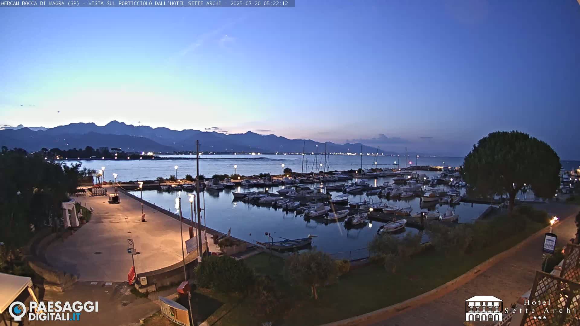  Bocca di Magra Harbor Live Cam - La Spezia, Liguria, Italy