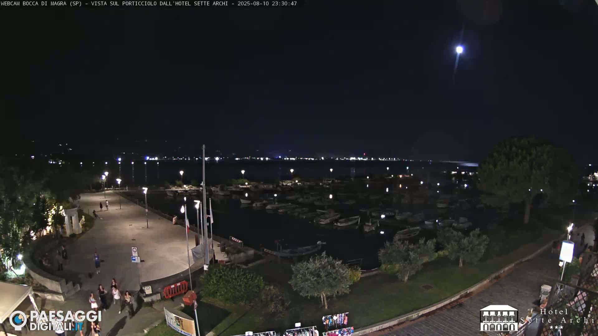  Bocca di Magra Harbor Live Cam - La Spezia, Liguria, Italy
