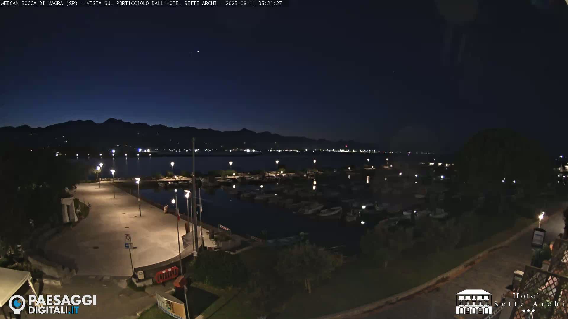  Bocca di Magra Harbor Live Cam - La Spezia, Liguria, Italy