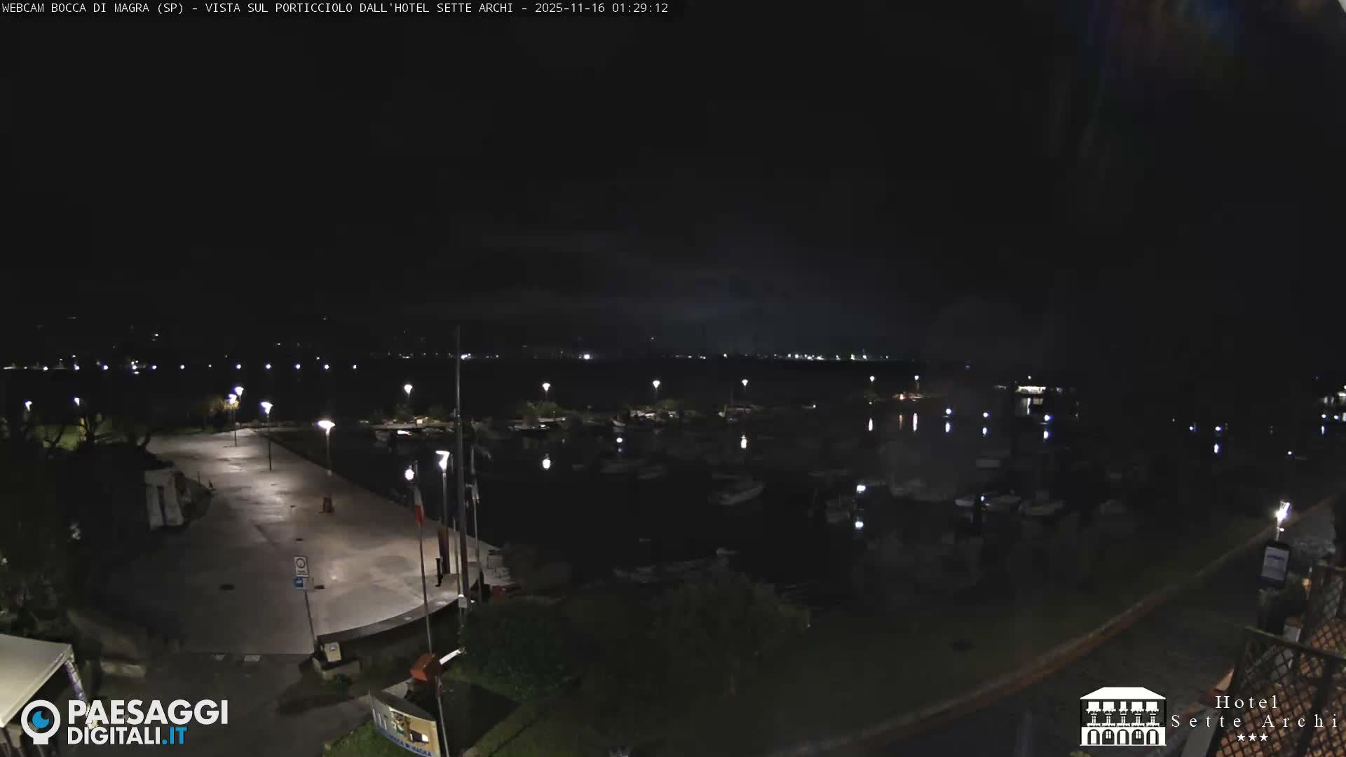 Bocca di Magra Harbor Live Cam - La Spezia, Liguria, Italy