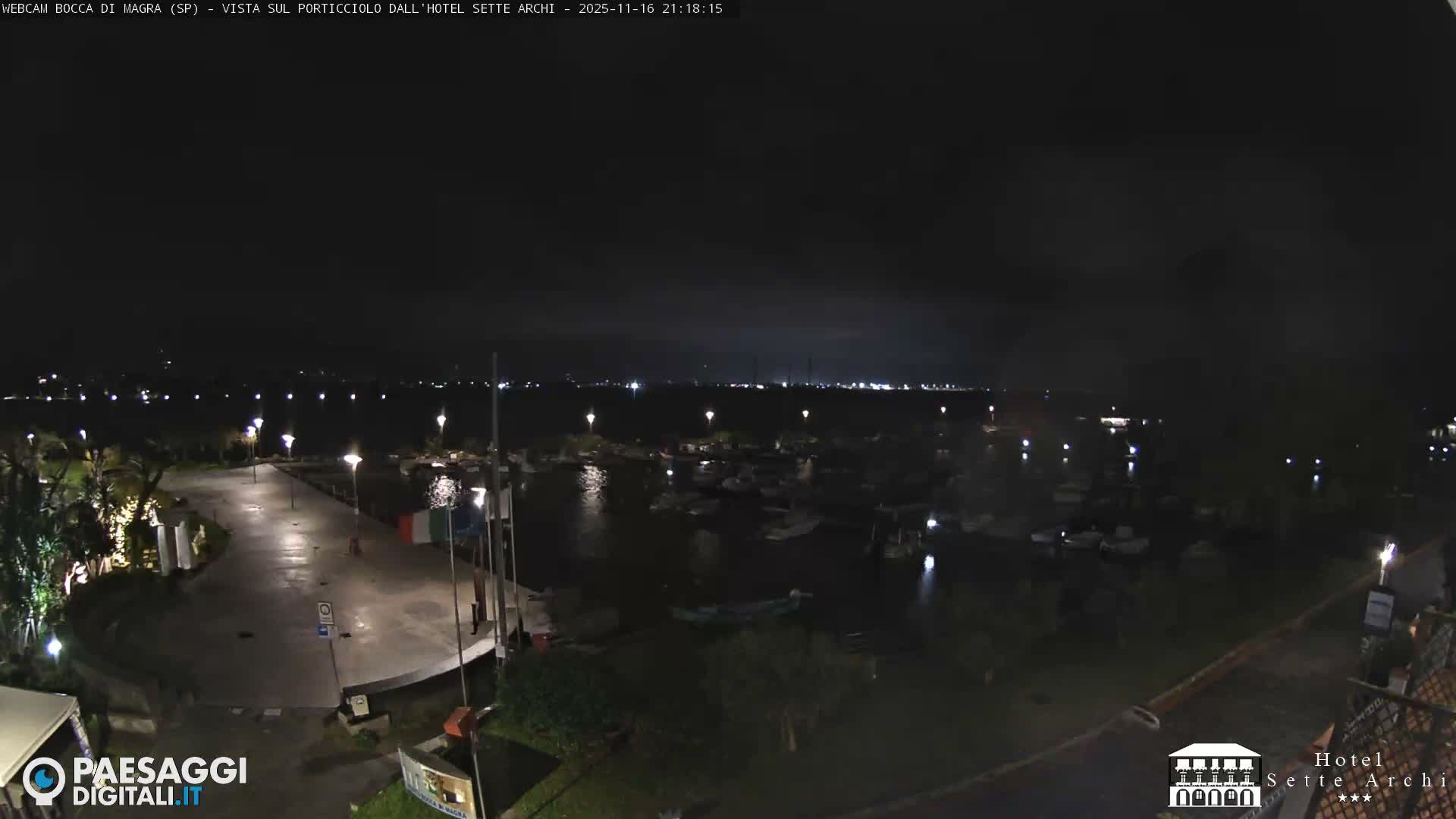  Bocca di Magra Harbor Live Cam - La Spezia, Liguria, Italy