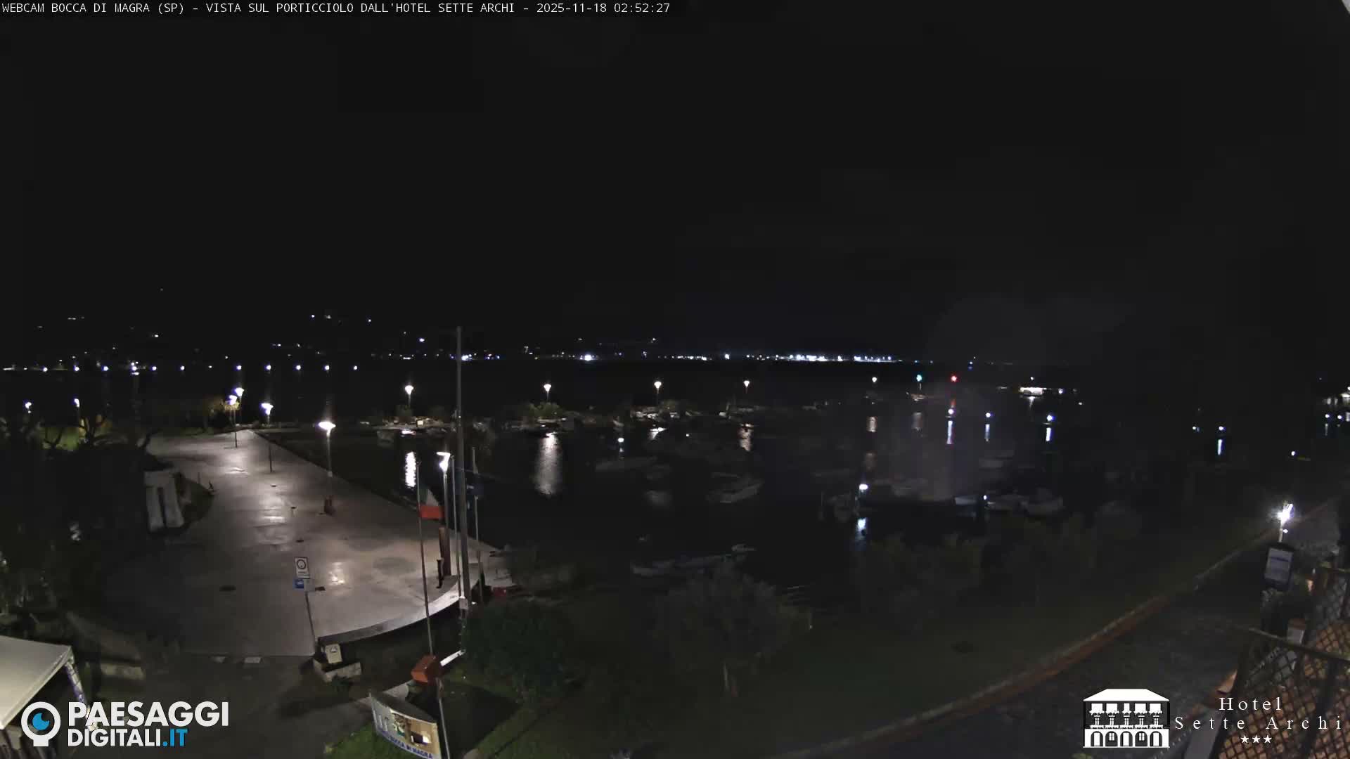  Bocca di Magra Harbor Live Cam - La Spezia, Liguria, Italy