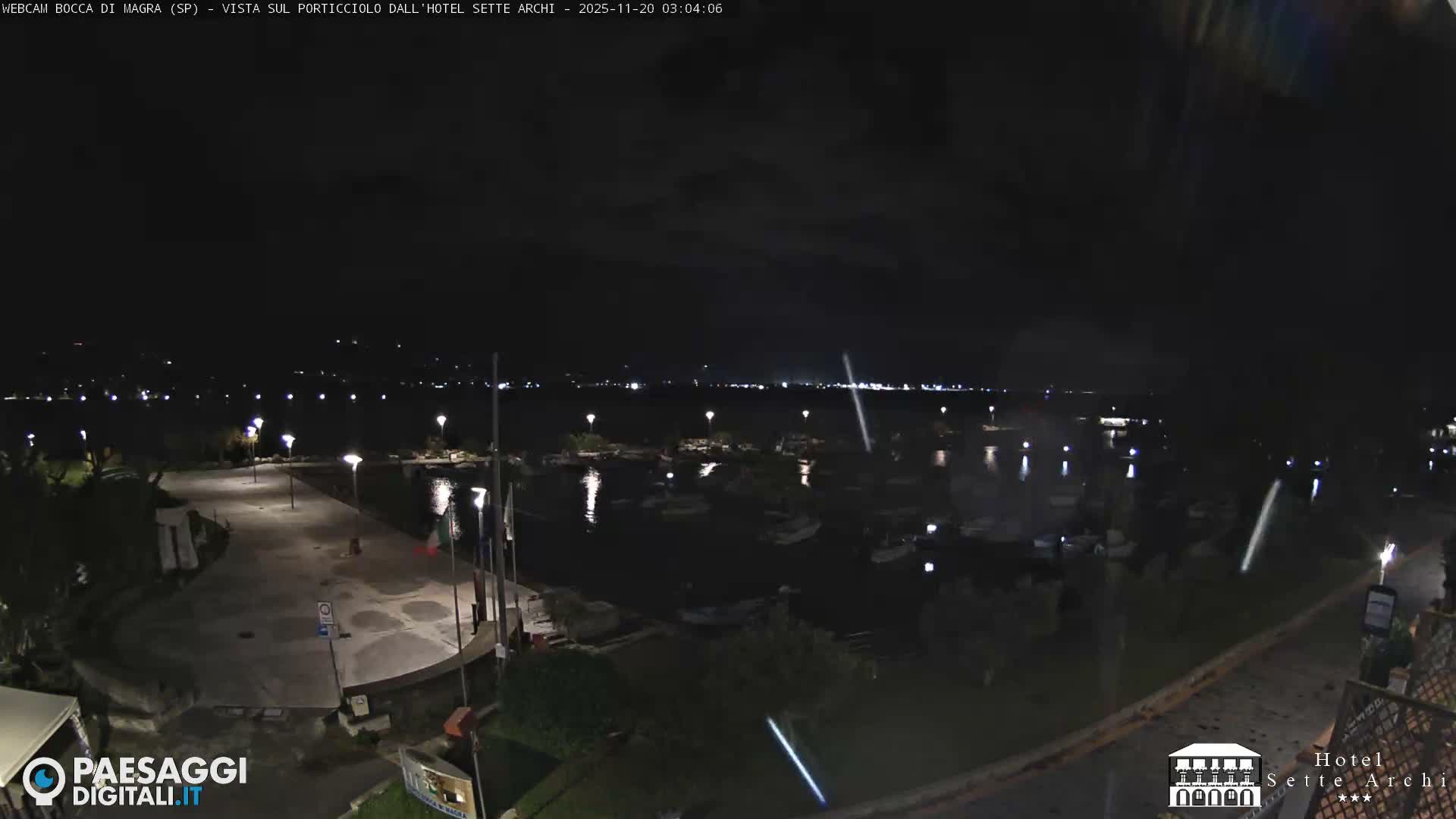  Bocca di Magra Harbor Live Cam - La Spezia, Liguria, Italy
