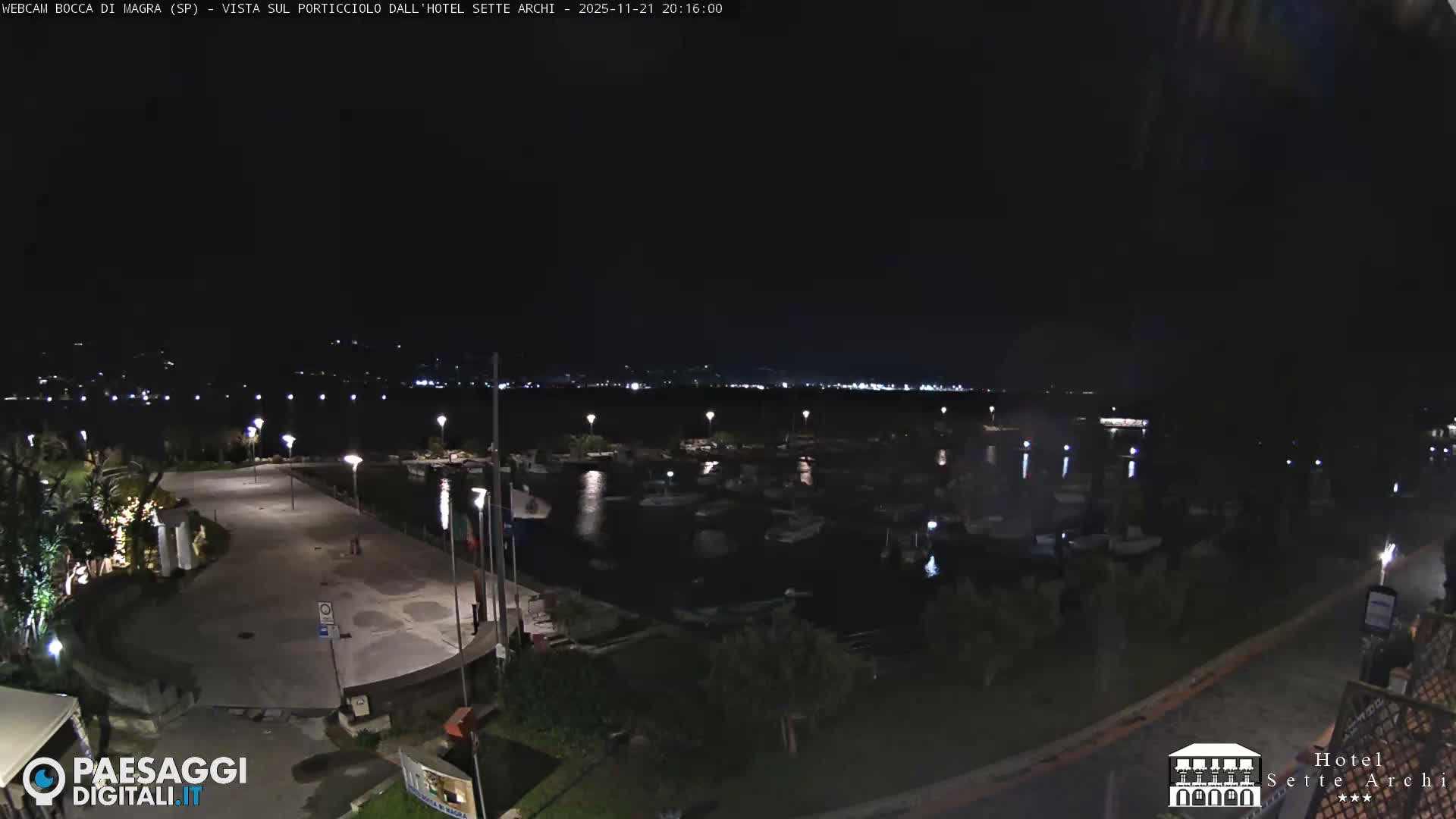  Bocca di Magra Harbor Live Cam - La Spezia, Liguria, Italy