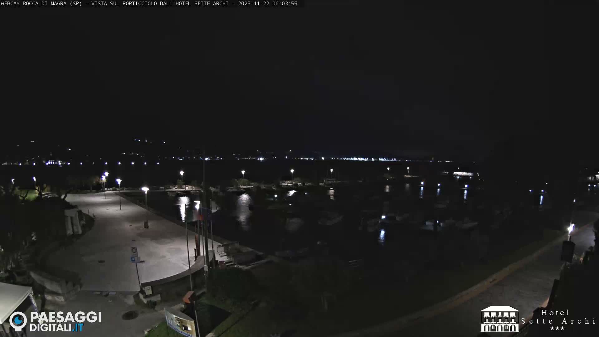  Bocca di Magra Harbor Live Cam - La Spezia, Liguria, Italy