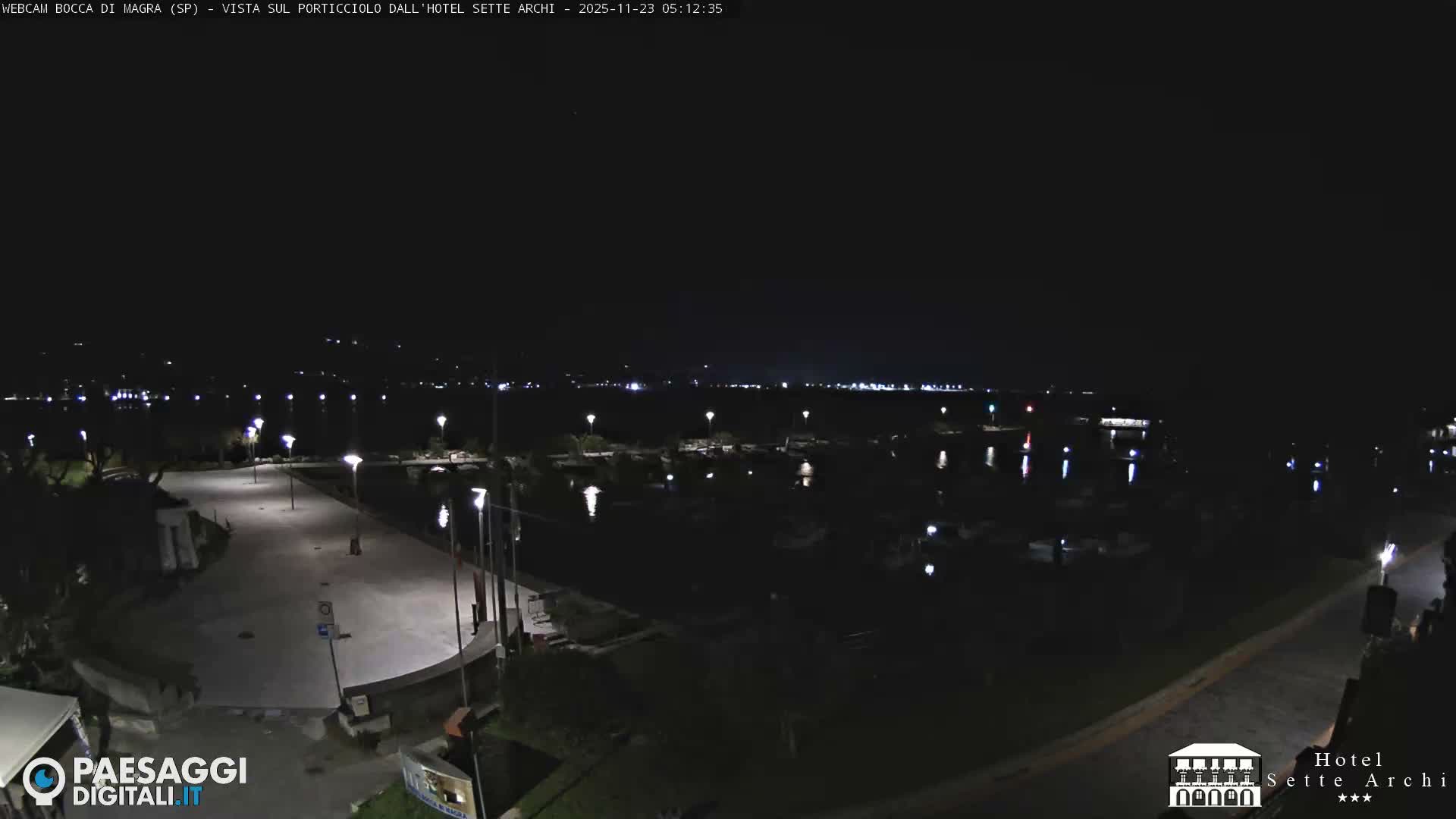  Bocca di Magra Harbor Live Cam - La Spezia, Liguria, Italy
