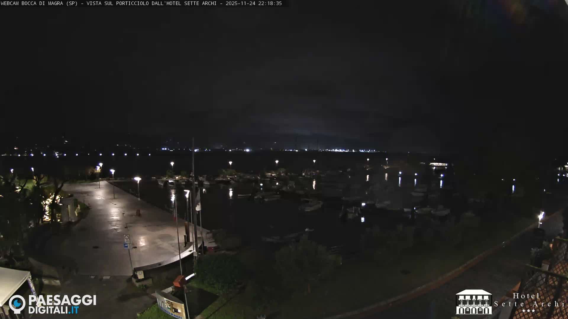  Bocca di Magra Harbor Live Cam - La Spezia, Liguria, Italy
