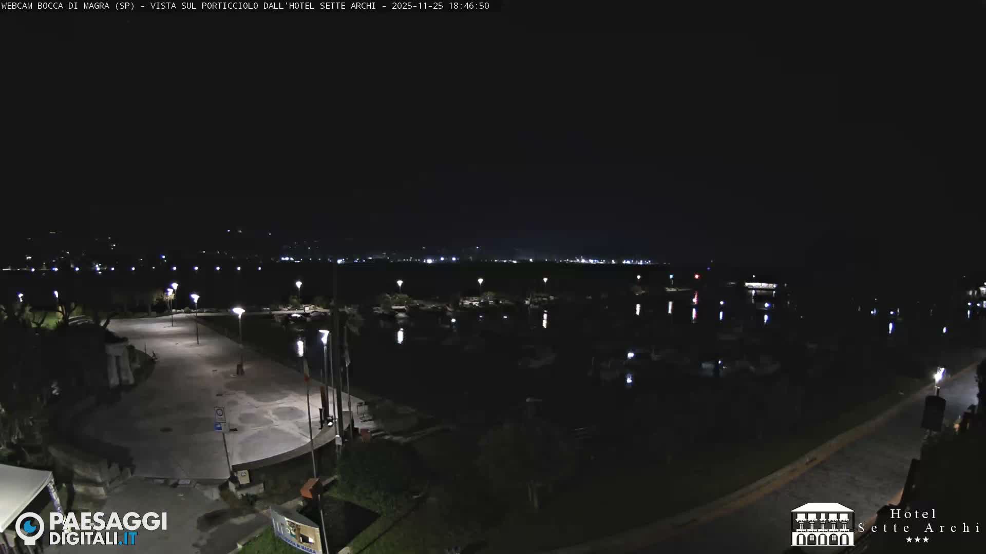  Bocca di Magra Harbor Live Cam - La Spezia, Liguria, Italy