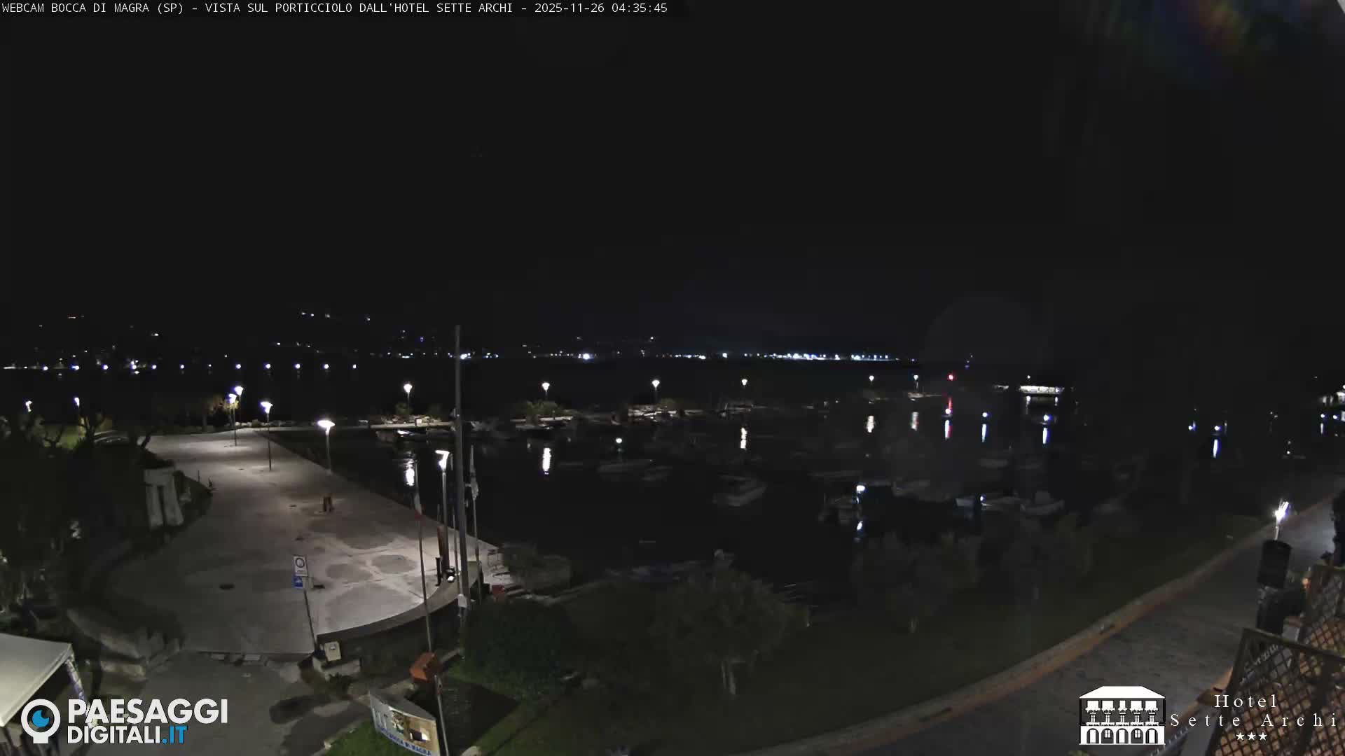  Bocca di Magra Harbor Live Cam - La Spezia, Liguria, Italy