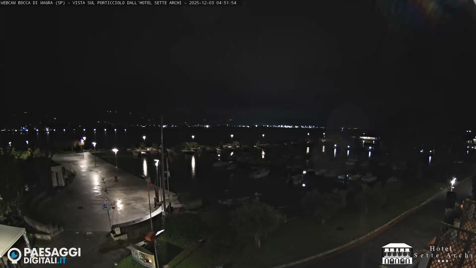  Bocca di Magra Harbor Live Cam - La Spezia, Liguria, Italy