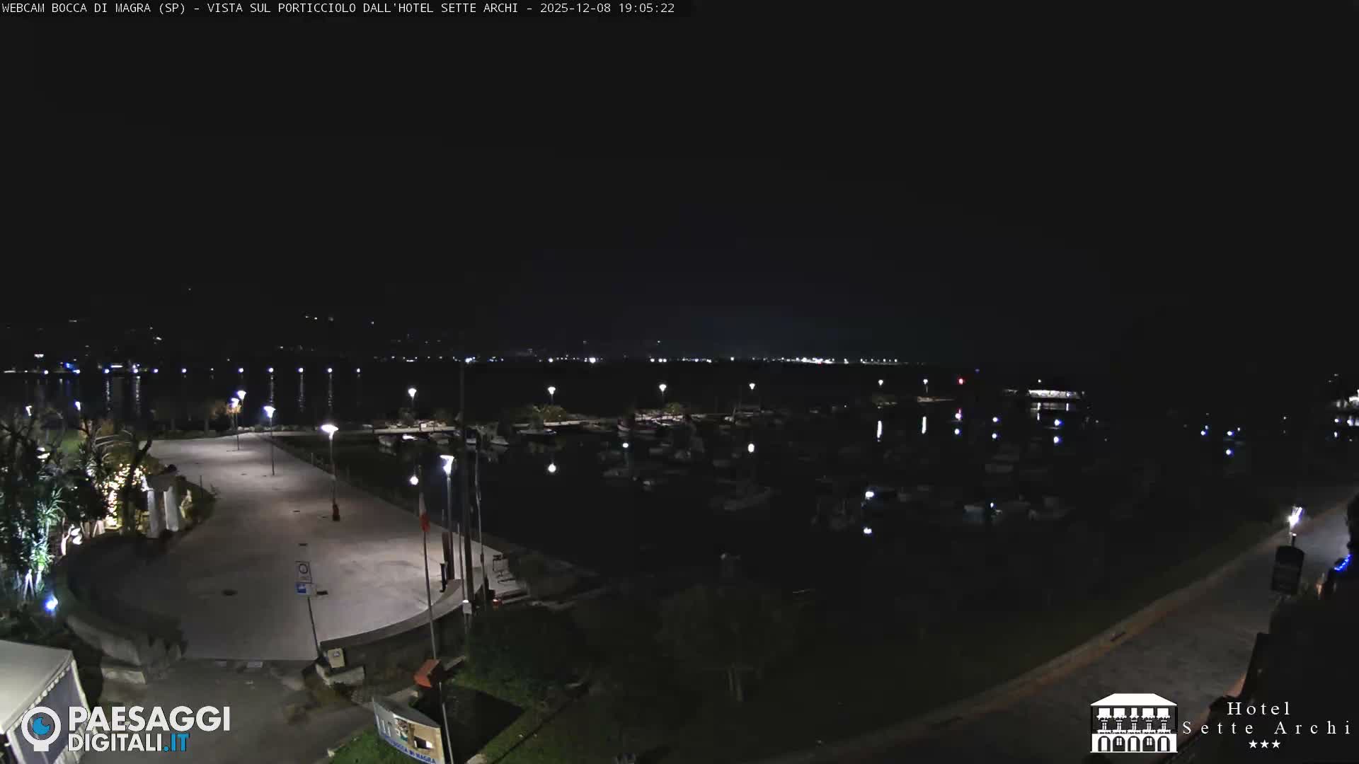  Bocca di Magra Harbor Live Cam - La Spezia, Liguria, Italy