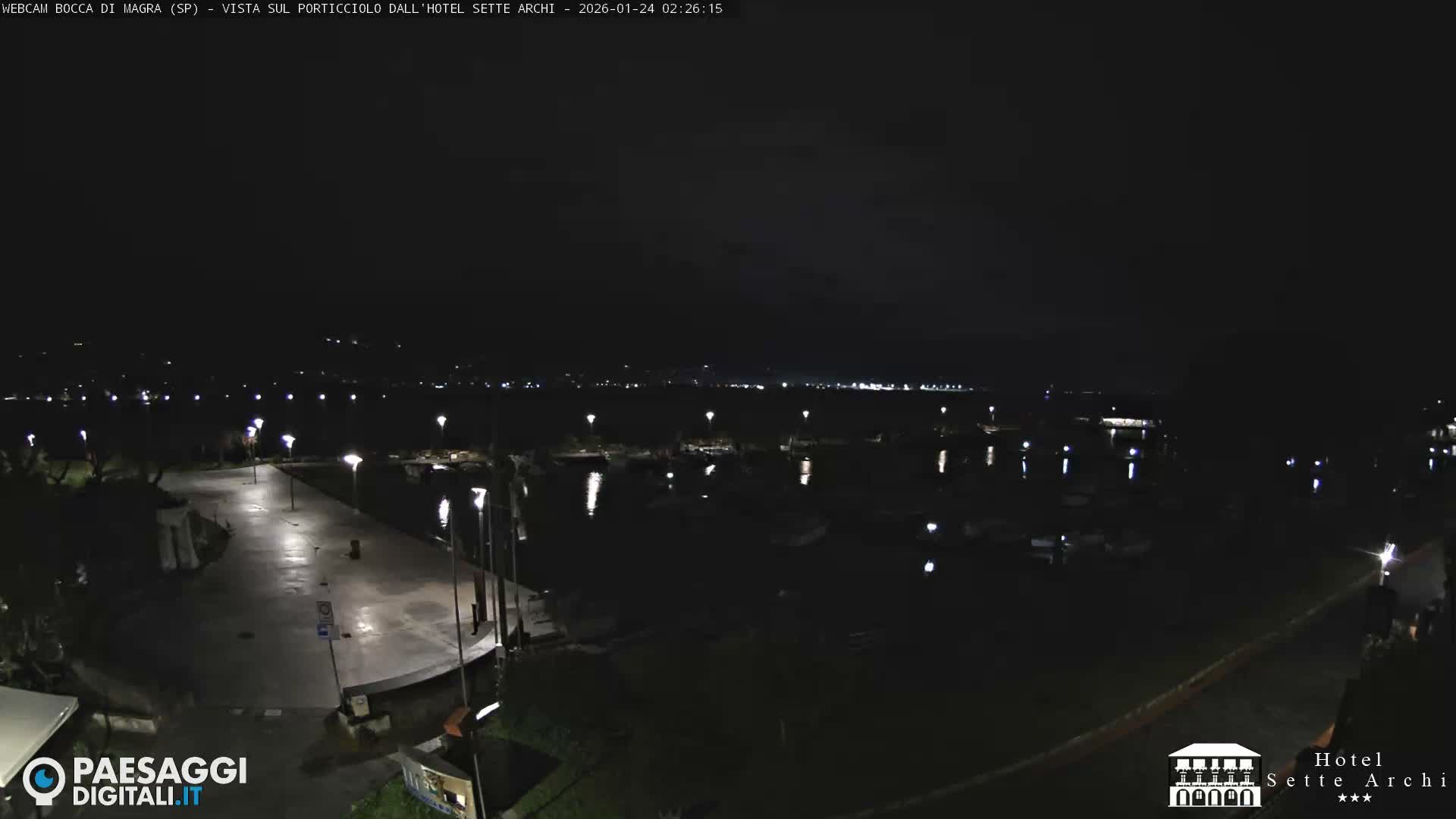  Bocca di Magra Harbor Live Cam - La Spezia, Liguria, Italy