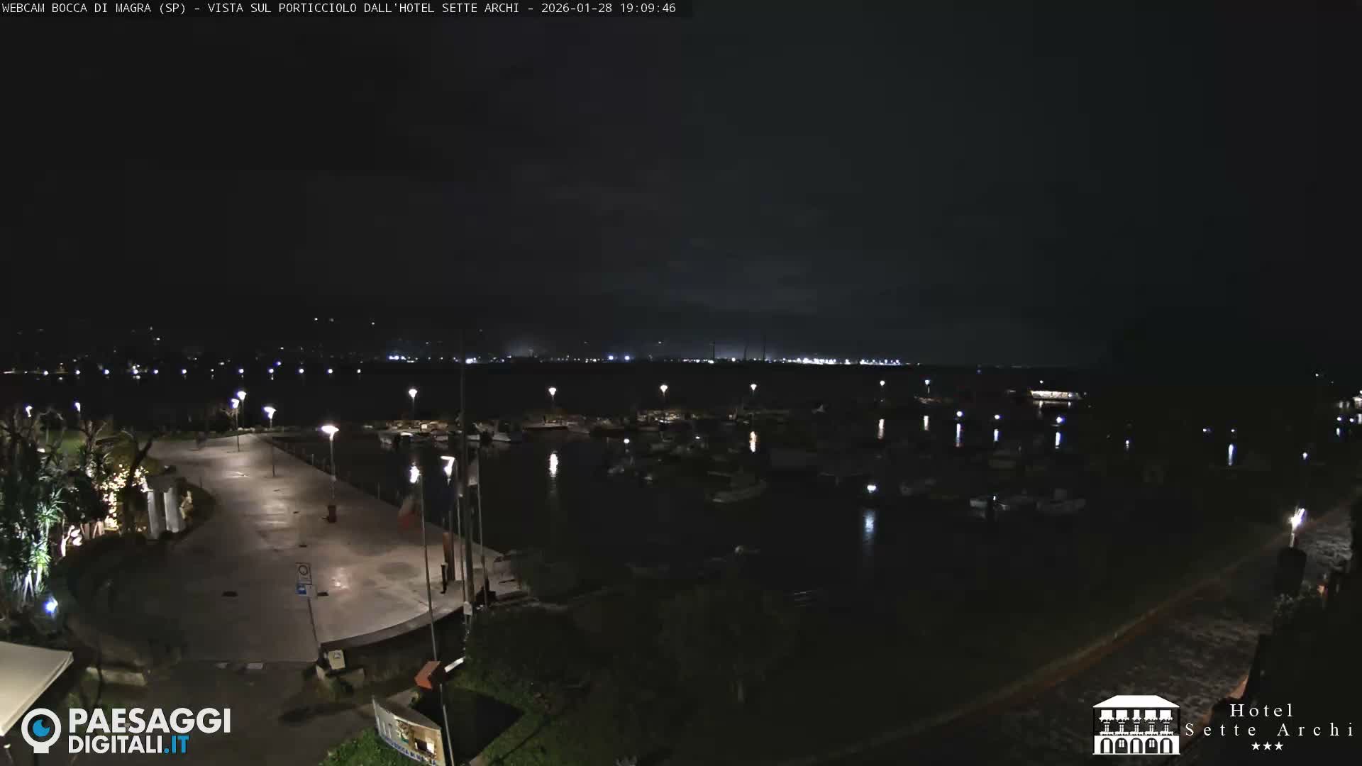  Bocca di Magra Harbor Live Cam - La Spezia, Liguria, Italy