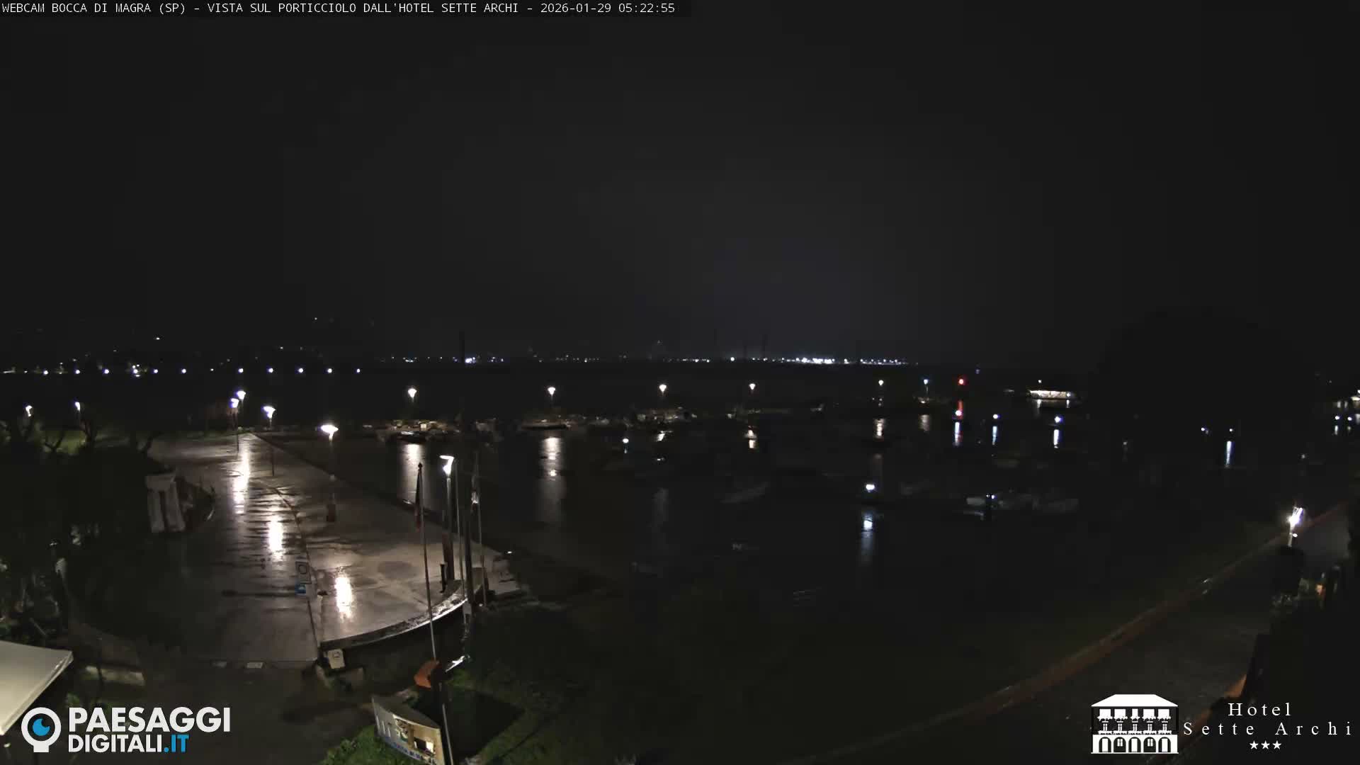  Bocca di Magra Harbor Live Cam - La Spezia, Liguria, Italy
