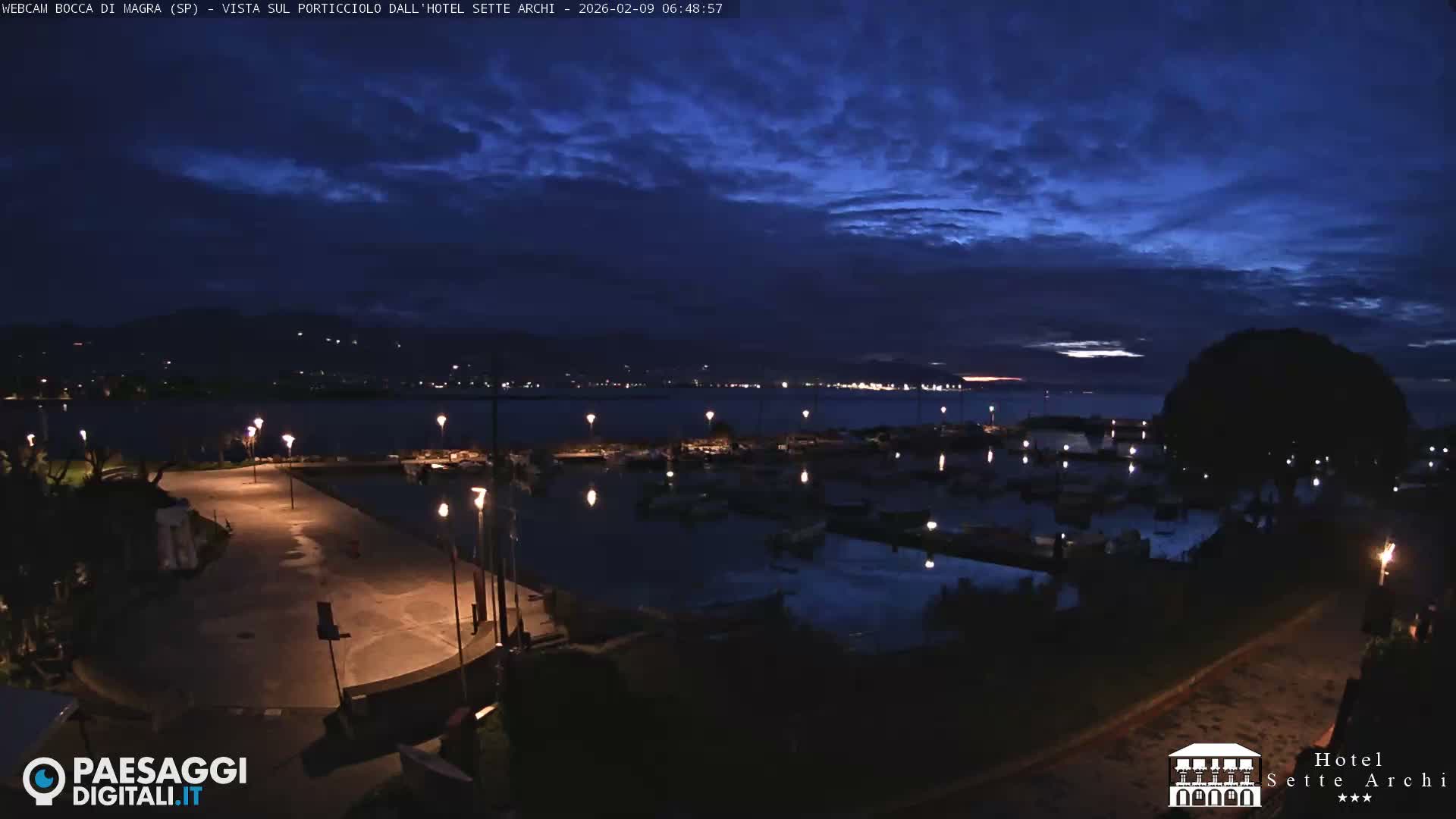  Bocca di Magra Harbor Live Cam - La Spezia, Liguria, Italy