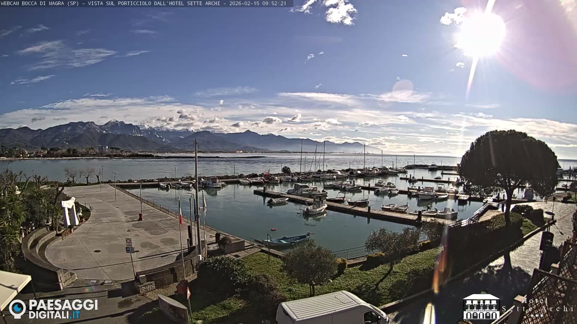  Bocca di Magra Harbor Live Cam - La Spezia, Liguria, Italy