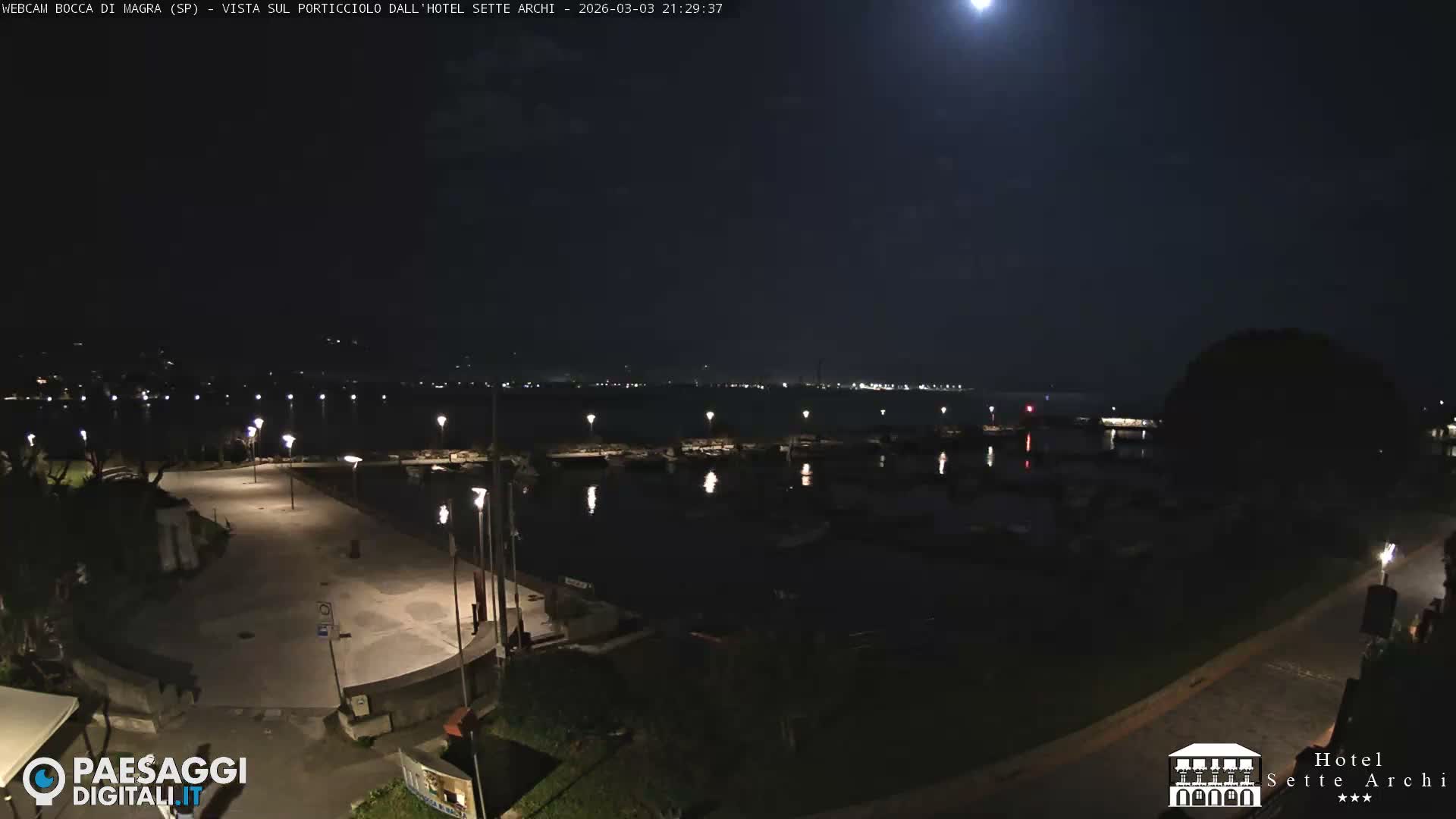  Bocca di Magra Harbor Live Cam - La Spezia, Liguria, Italy