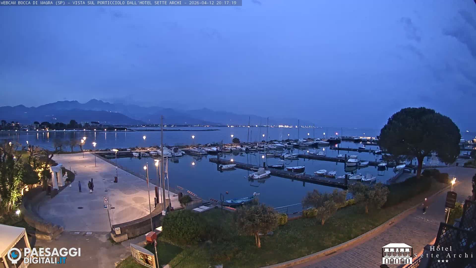  Bocca di Magra Harbor Live Cam - La Spezia, Liguria, Italy