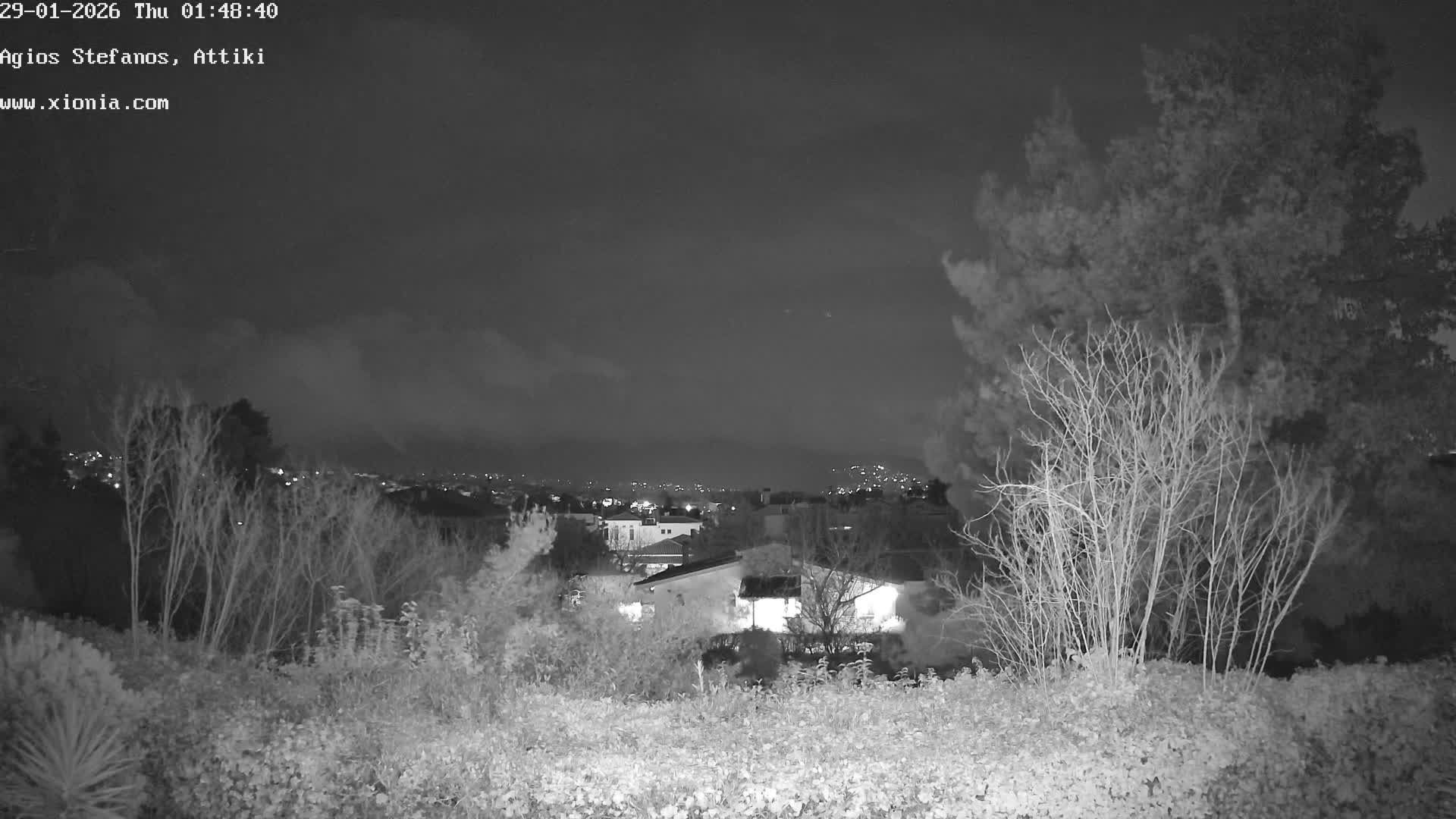 Dionysos, Agios Stefanos Skyline & Mount Pentelicus (Pentéli Óros) Live Cam  - Dasos Kouremenou, Ágios Stéfanos, Diónysos, East Attica (Anatolikís Attikís) , Athens (Athína), Attica (Attikí), Greece