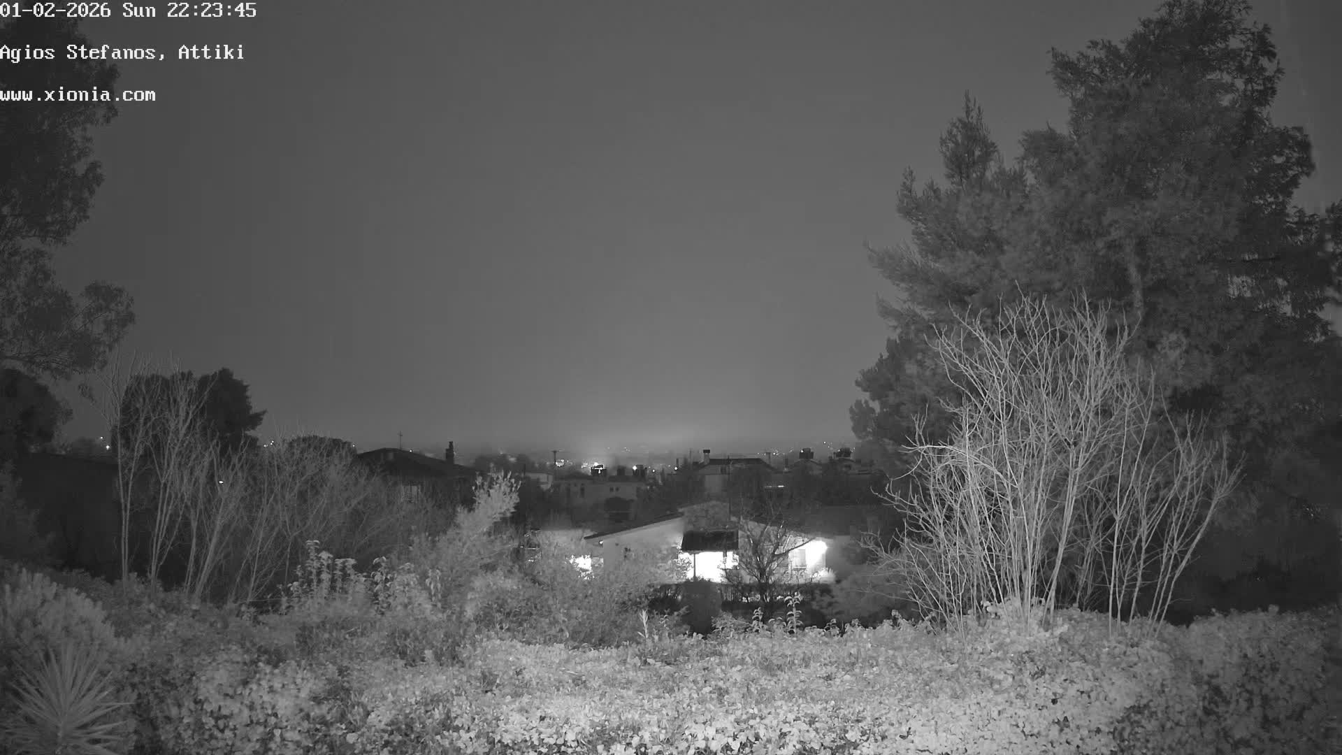 Dionysos, Agios Stefanos Skyline & Mount Pentelicus (Pentéli Óros) Live Cam  - Dasos Kouremenou, Ágios Stéfanos, Diónysos, East Attica (Anatolikís Attikís) , Athens (Athína), Attica (Attikí), Greece