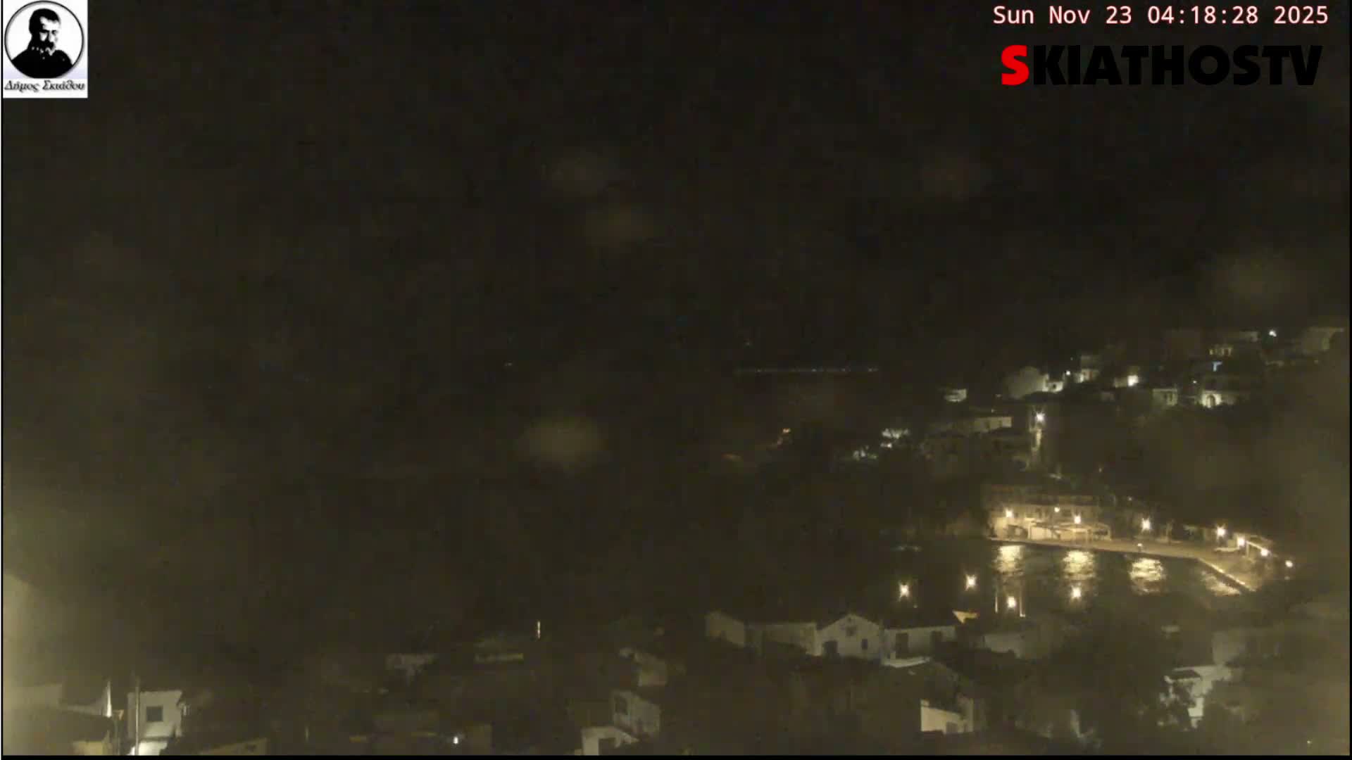 Skiathos Island, Skiathos Skyline Live Cam - Skiáthos, Sporades, Thessaly & Central Greece (Thessalía), Greece