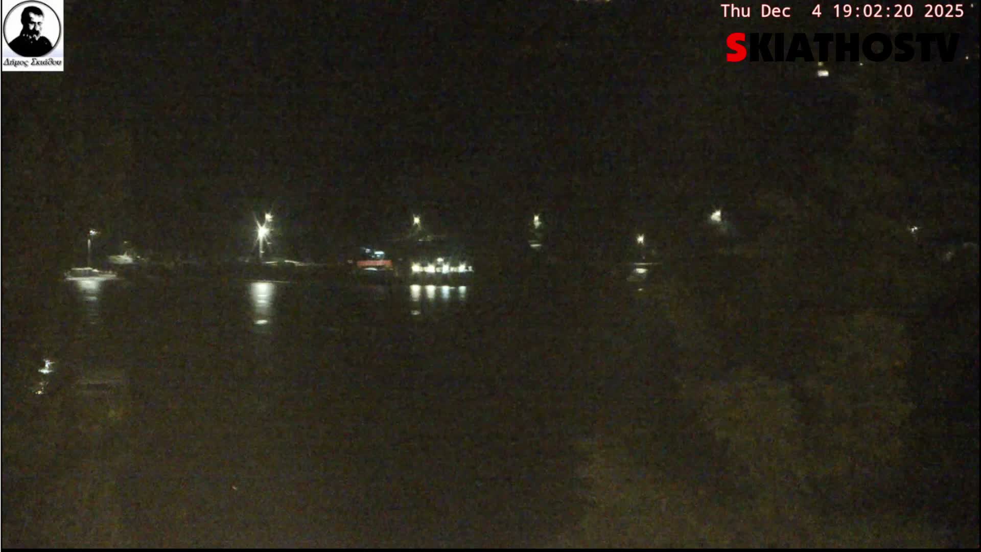 Skiathos Island, Skiathos Skyline Live Cam - Skiáthos, Sporades, Thessaly & Central Greece (Thessalía), Greece