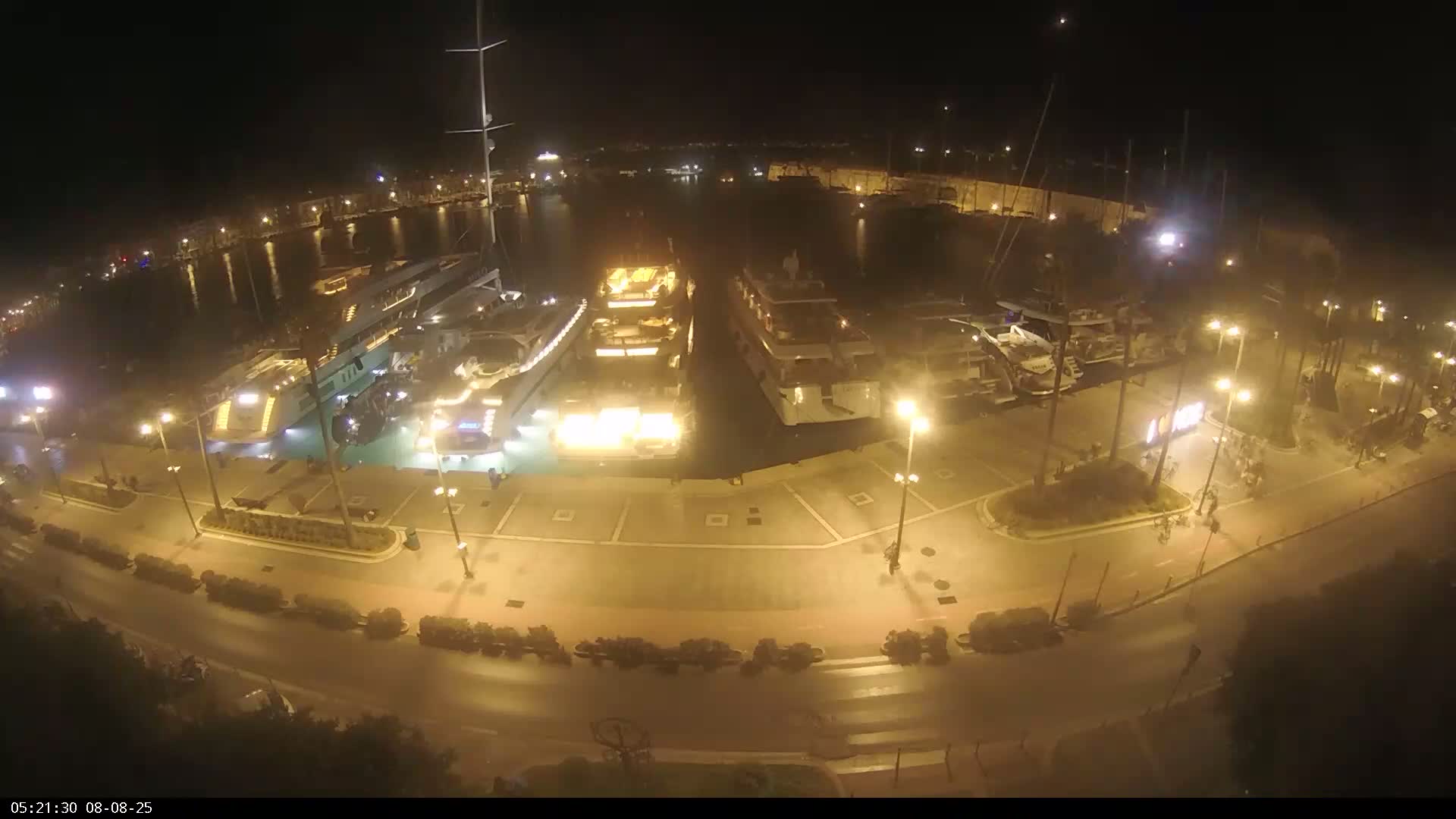 Kos City, Kos Island Harbour, Nerantzia Castle & Turkey Mainland View Live Cam - Kos, Dodacanese,  South Aegean (Periféreia Notíou Aigaíou), Greece