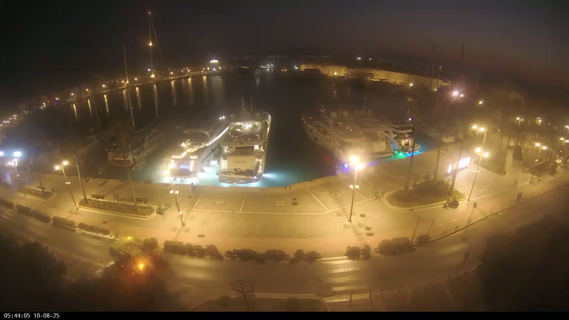 Kos City, Kos Island Harbour, Nerantzia Castle & Turkey Mainland View Live Cam - Kos, Dodacanese,  South Aegean (Periféreia Notíou Aigaíou), Greece