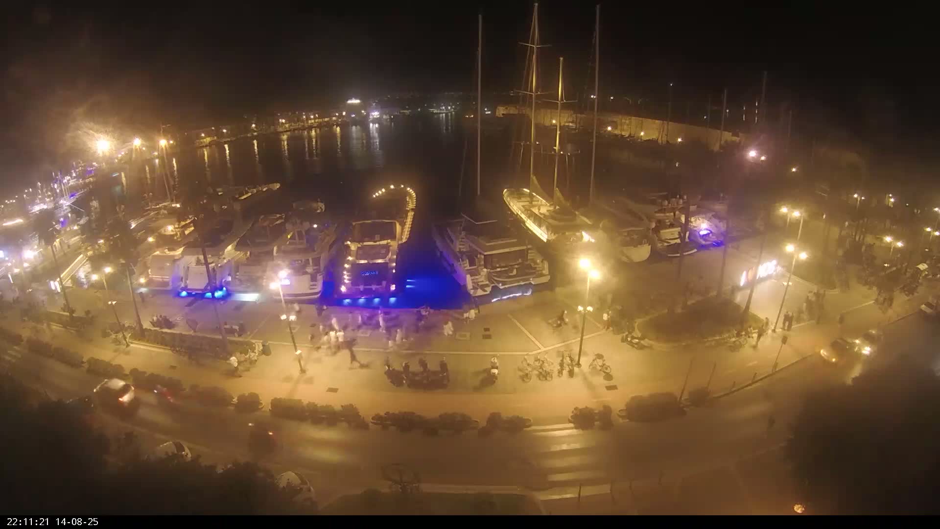 Kos City, Kos Island Harbour, Nerantzia Castle & Turkey Mainland View Live Cam - Kos, Dodacanese,  South Aegean (Periféreia Notíou Aigaíou), Greece