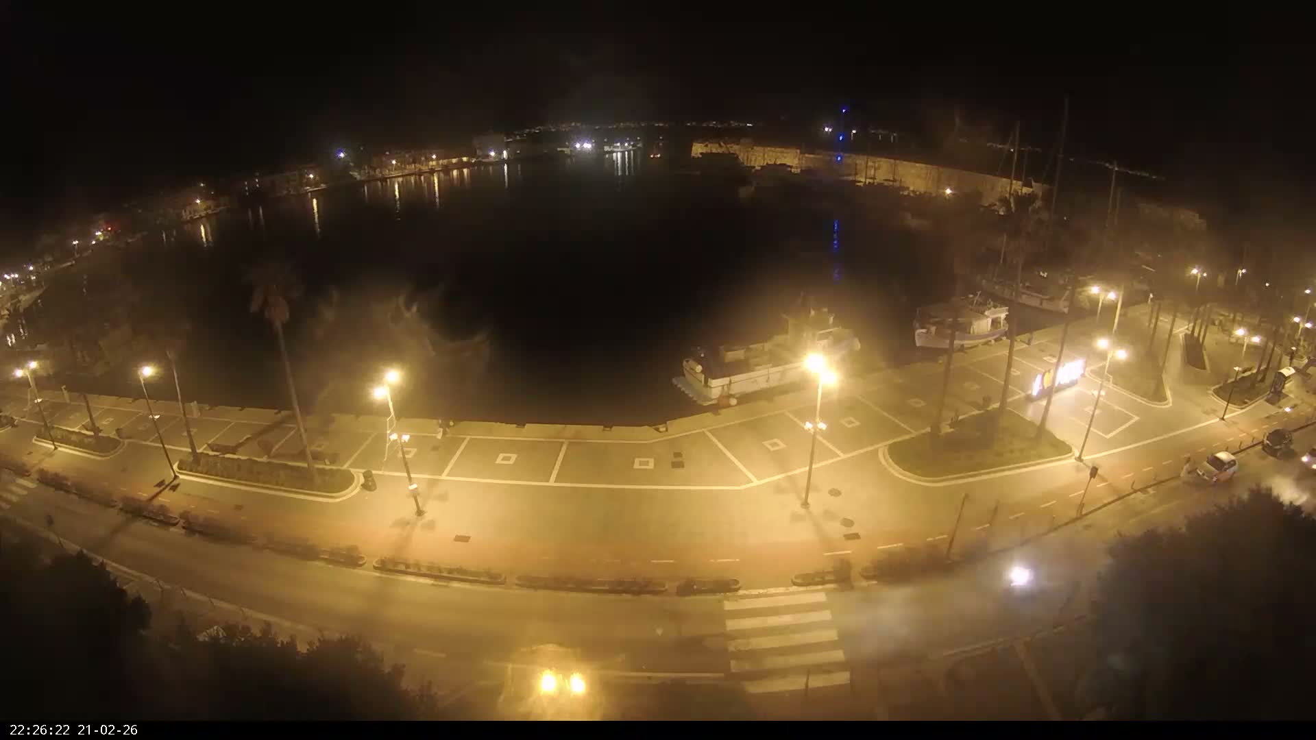 Kos City, Kos Island Harbour, Nerantzia Castle & Turkey Mainland View Live Cam - Kos, Dodacanese,  South Aegean (Periféreia Notíou Aigaíou), Greece