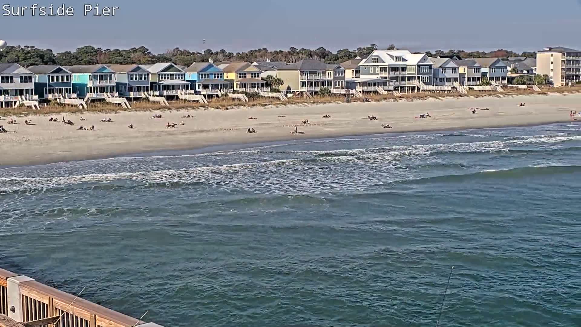Surfside Beach Village, Beach & Pier Live Cam -  Surfside Beach, Horry, South Carolina, USA