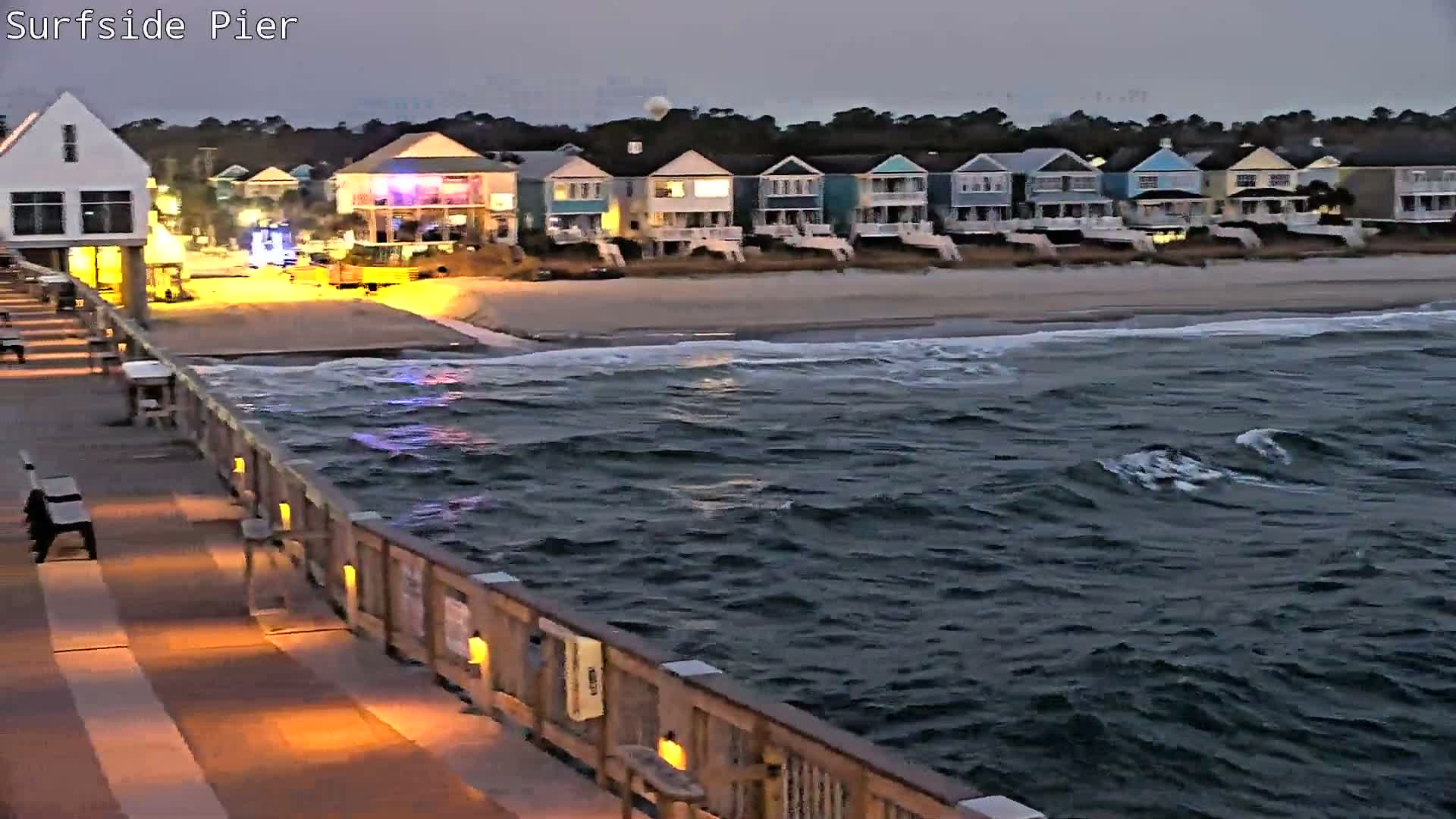 Surfside Beach Village, Beach & Pier Live Cam -  Surfside Beach, Horry, South Carolina, USA