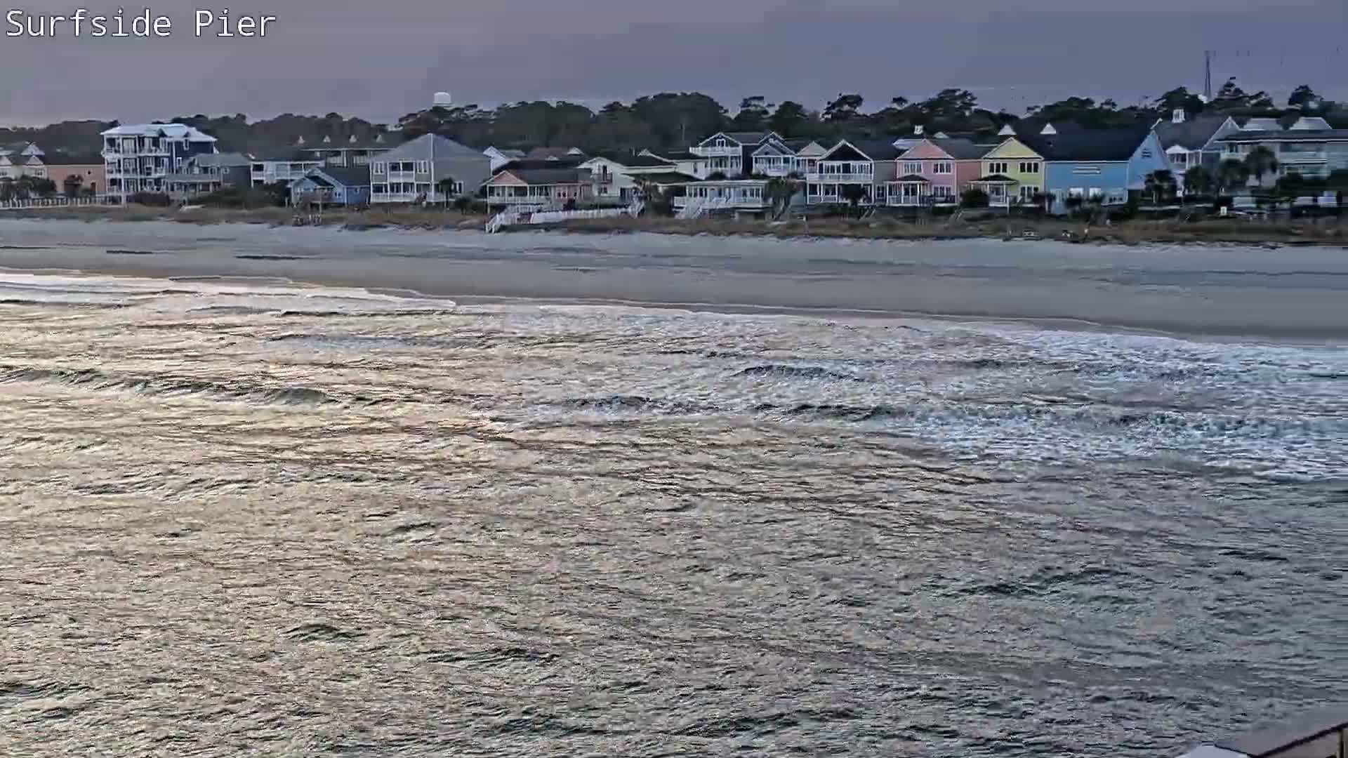 Surfside Beach Village, Beach & Pier Live Cam -  Surfside Beach, Horry, South Carolina, USA