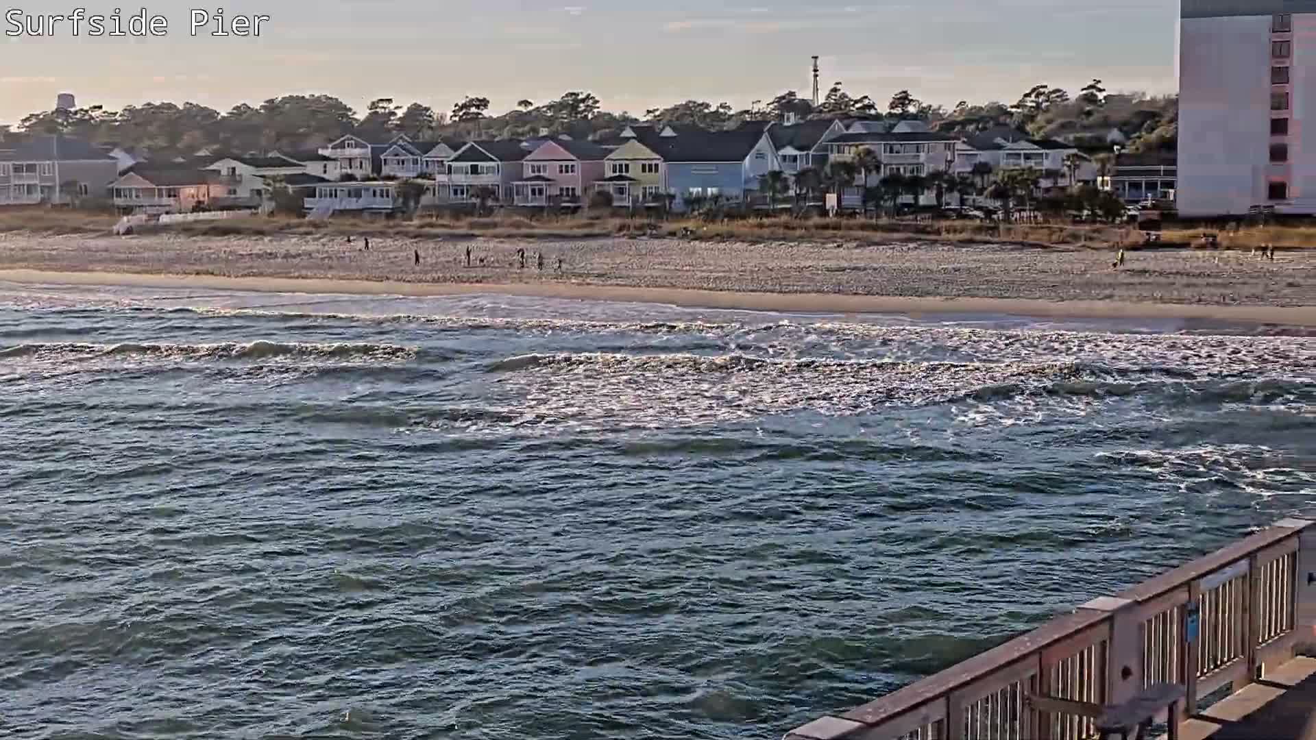 Surfside Beach Village, Beach & Pier Live Cam -  Surfside Beach, Horry, South Carolina, USA