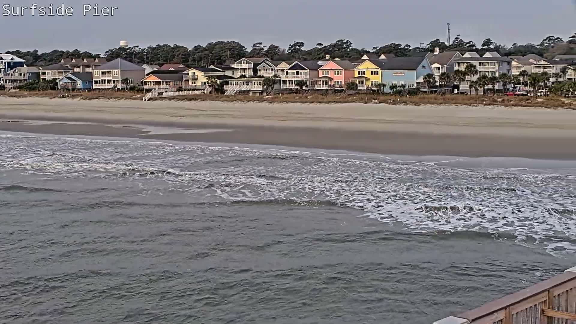 Surfside Beach Village, Beach & Pier Live Cam -  Surfside Beach, Horry, South Carolina, USA
