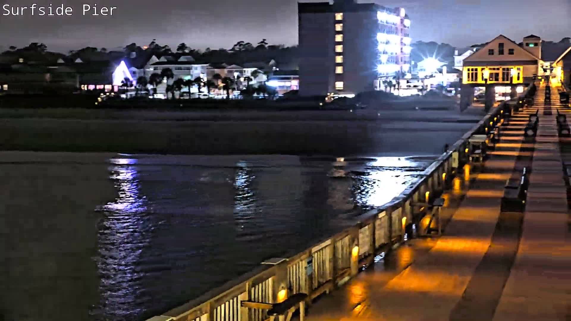 Surfside Beach Village, Beach & Pier Live Cam -  Surfside Beach, Horry, South Carolina, USA