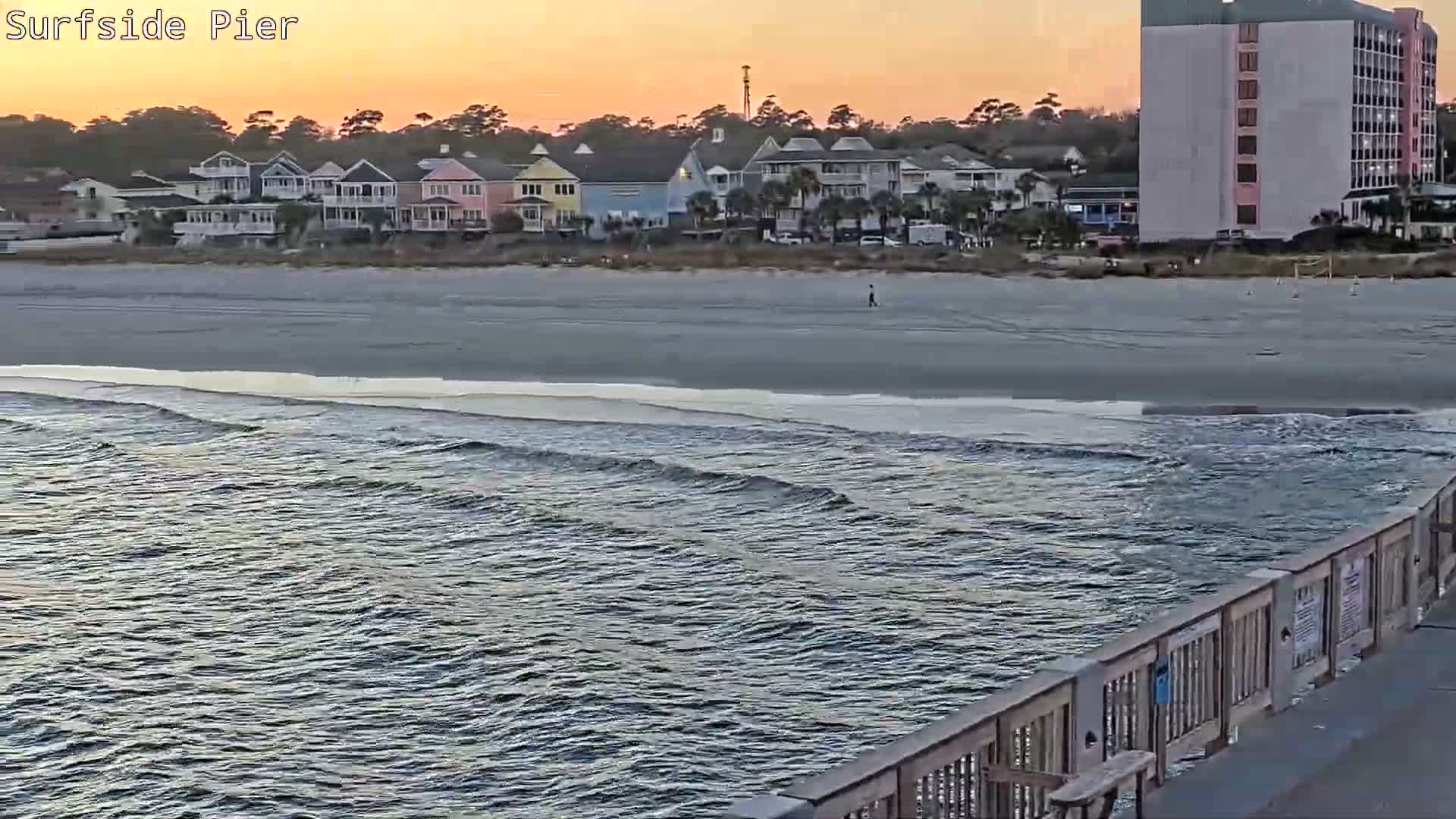 Surfside Beach Village, Beach & Pier Live Cam -  Surfside Beach, Horry, South Carolina, USA