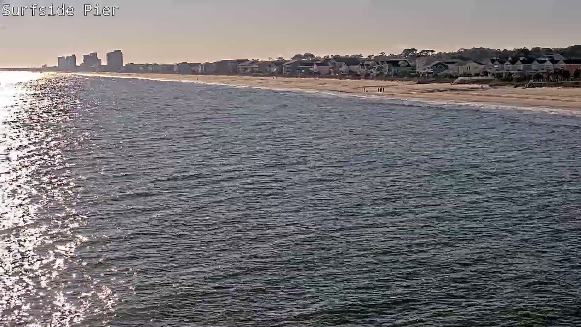 Surfside Beach Village, Beach & Pier Live Cam -  Surfside Beach, Horry, South Carolina, USA