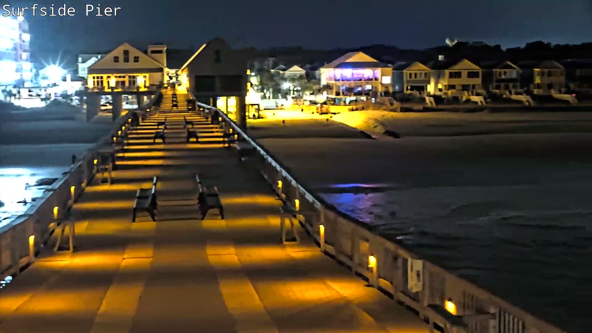 Surfside Beach Village, Beach & Pier Live Cam -  Surfside Beach, Horry, South Carolina, USA