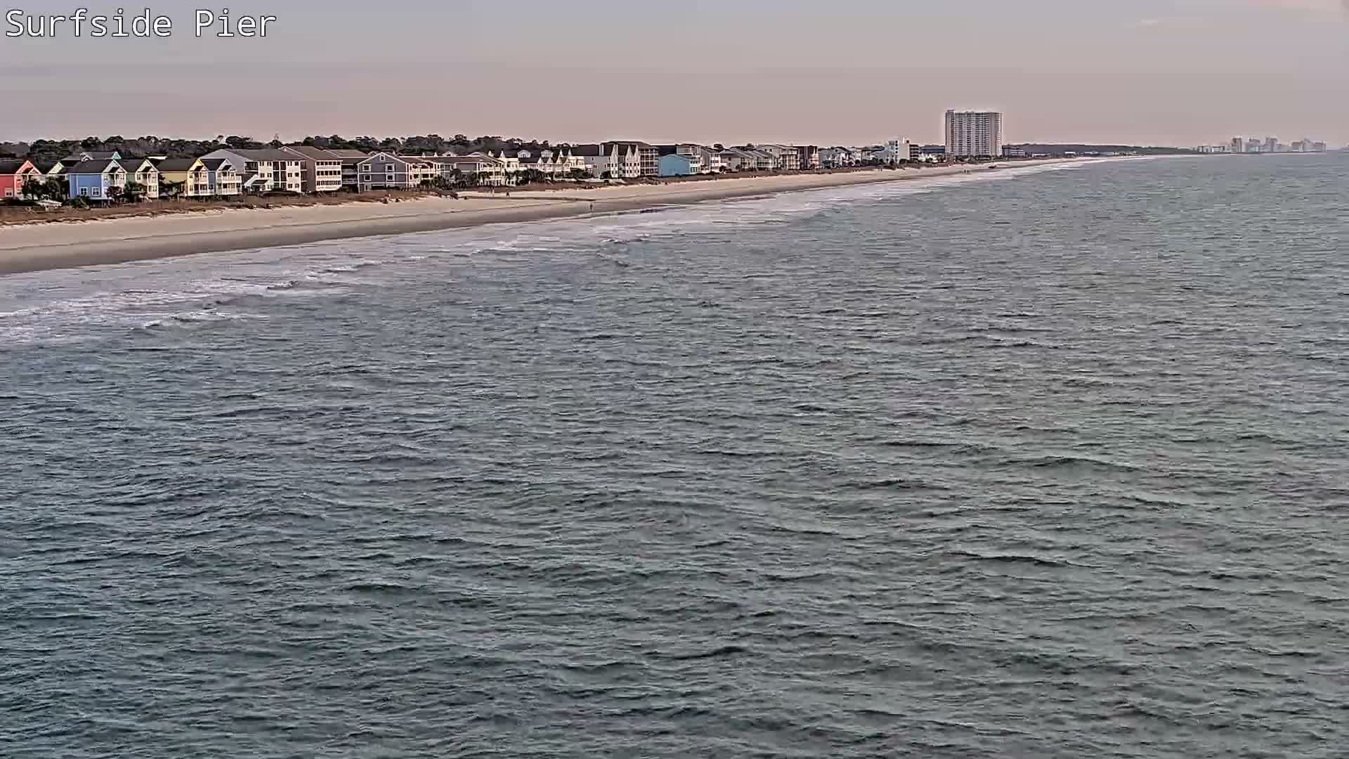Surfside Beach Village, Beach & Pier Live Cam -  Surfside Beach, Horry, South Carolina, USA