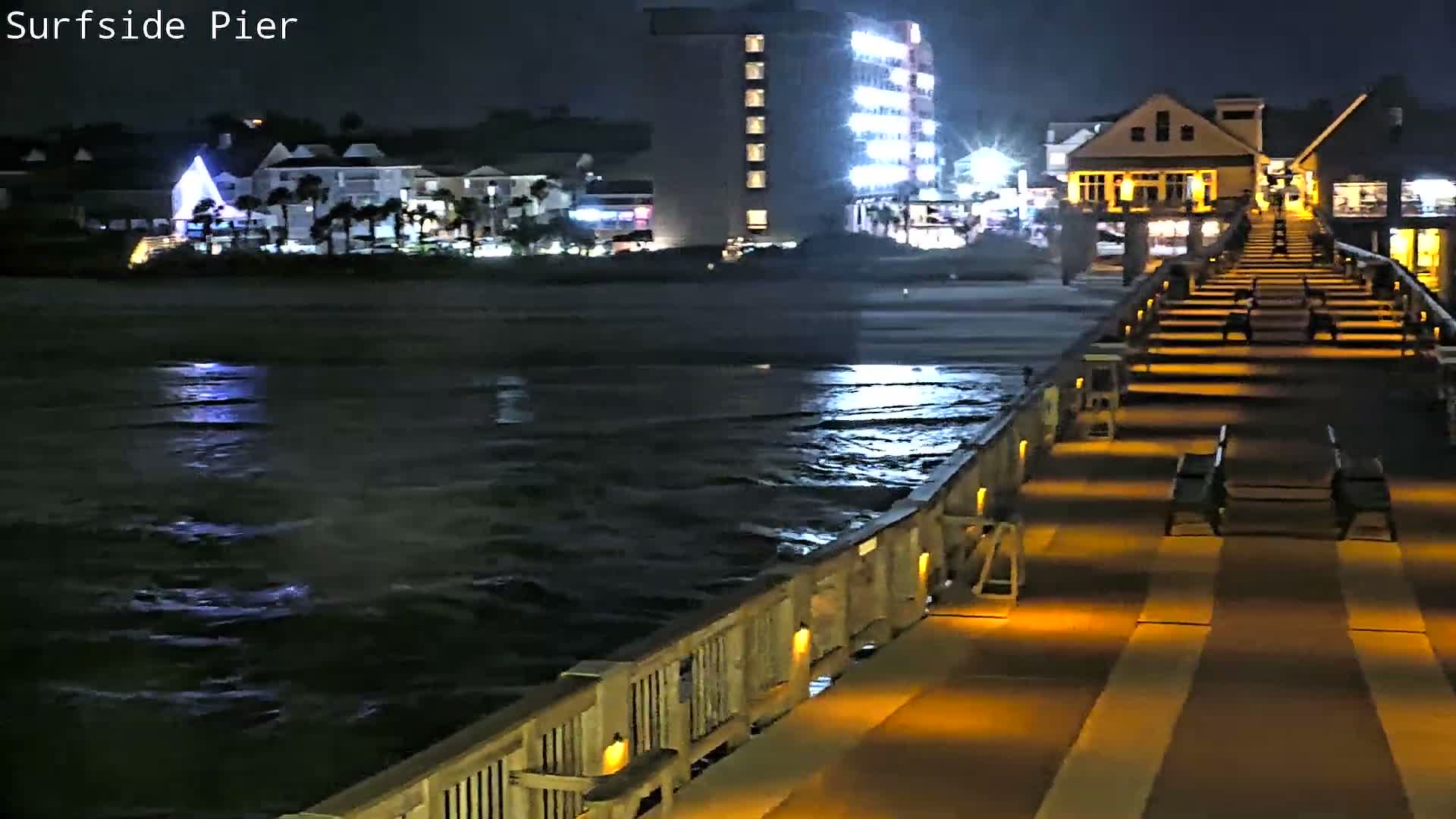 Surfside Beach Village, Beach & Pier Live Cam -  Surfside Beach, Horry, South Carolina, USA