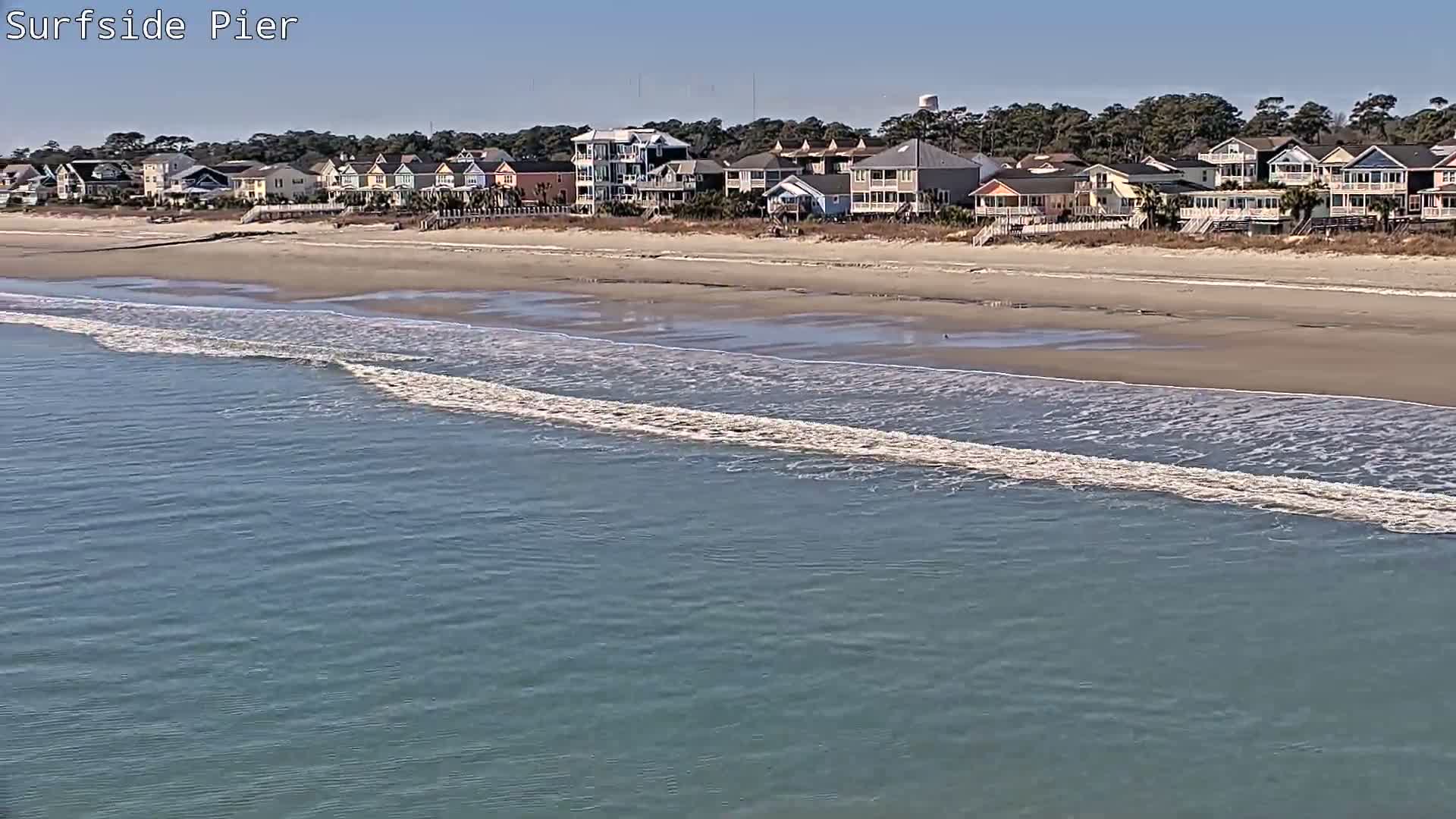 Surfside Beach Village, Beach & Pier Live Cam -  Surfside Beach, Horry, South Carolina, USA