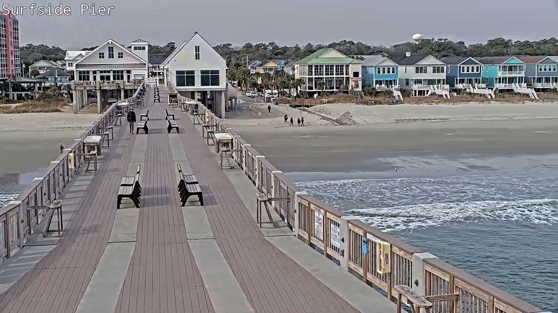 Surfside Beach Village, Beach & Pier Live Cam -  Surfside Beach, Horry, South Carolina, USA