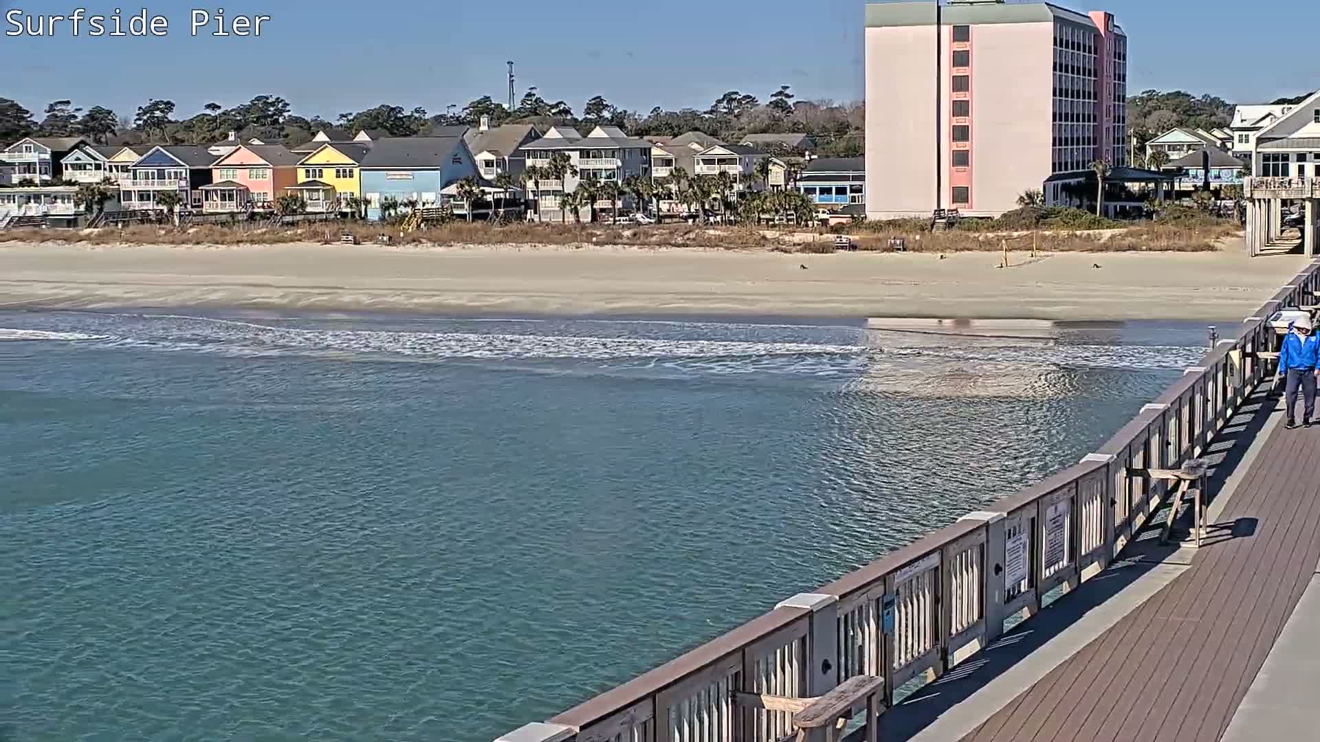 Surfside Beach Village, Beach & Pier Live Cam -  Surfside Beach, Horry, South Carolina, USA