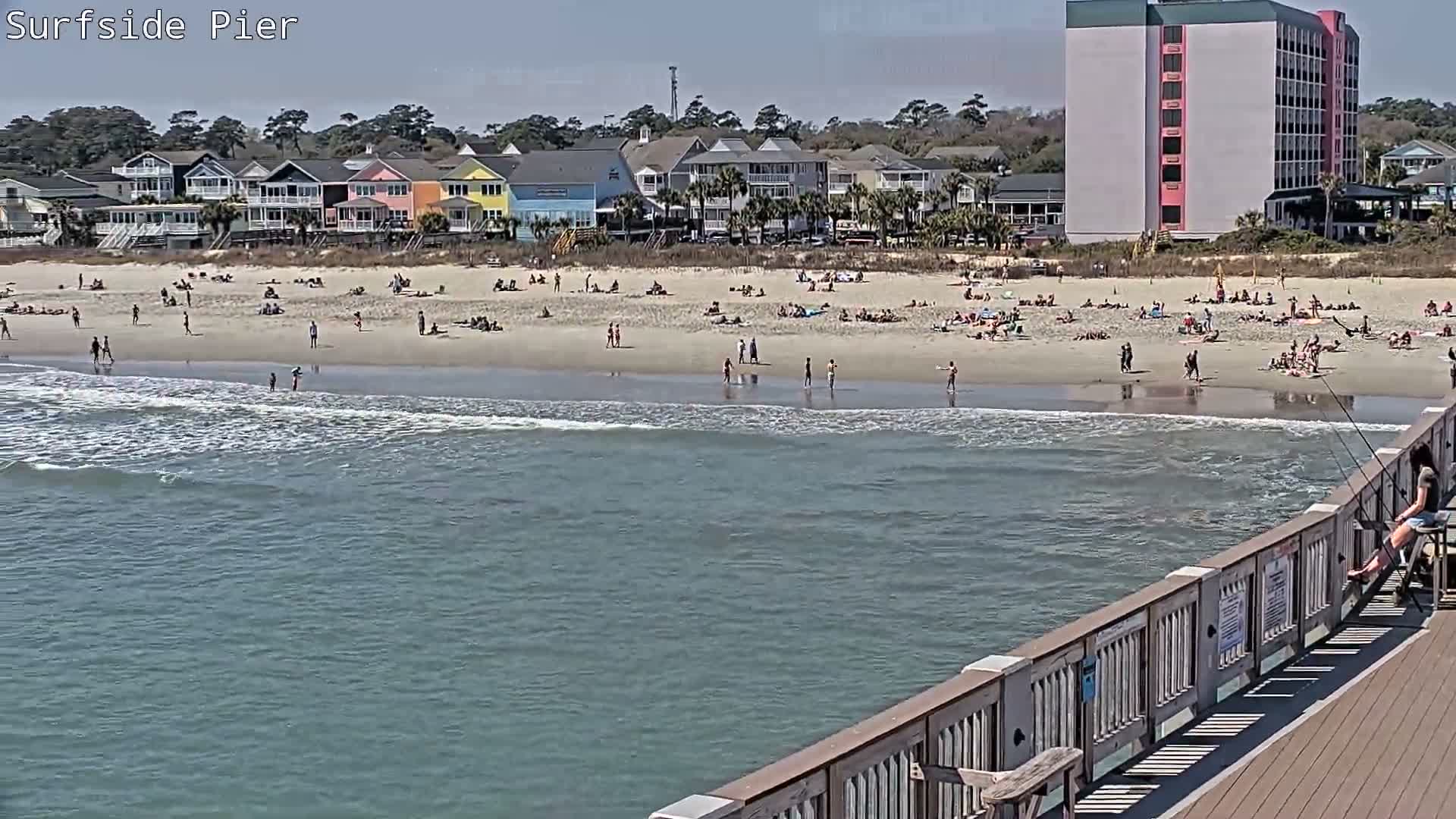 Surfside Beach Village, Beach & Pier Live Cam -  Surfside Beach, Horry, South Carolina, USA