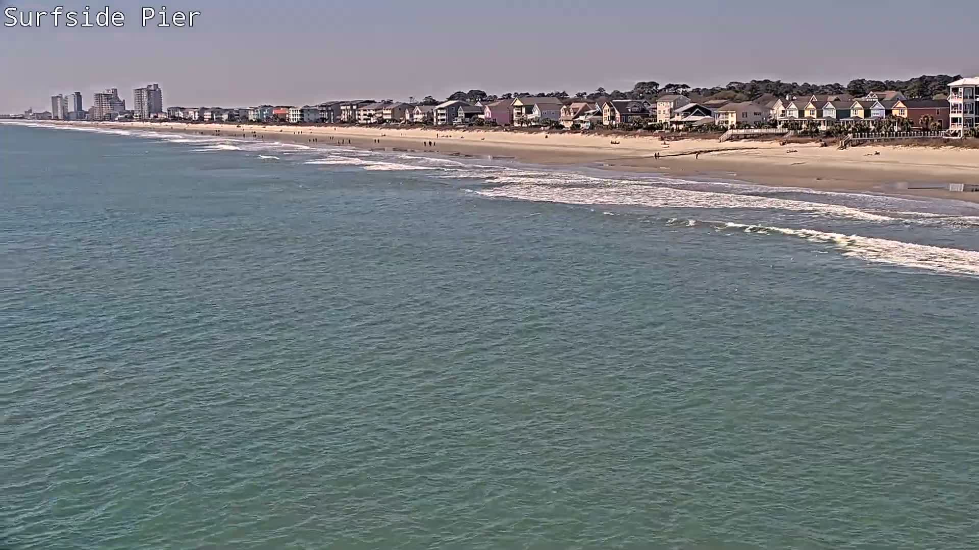 Surfside Beach Village, Beach & Pier Live Cam -  Surfside Beach, Horry, South Carolina, USA