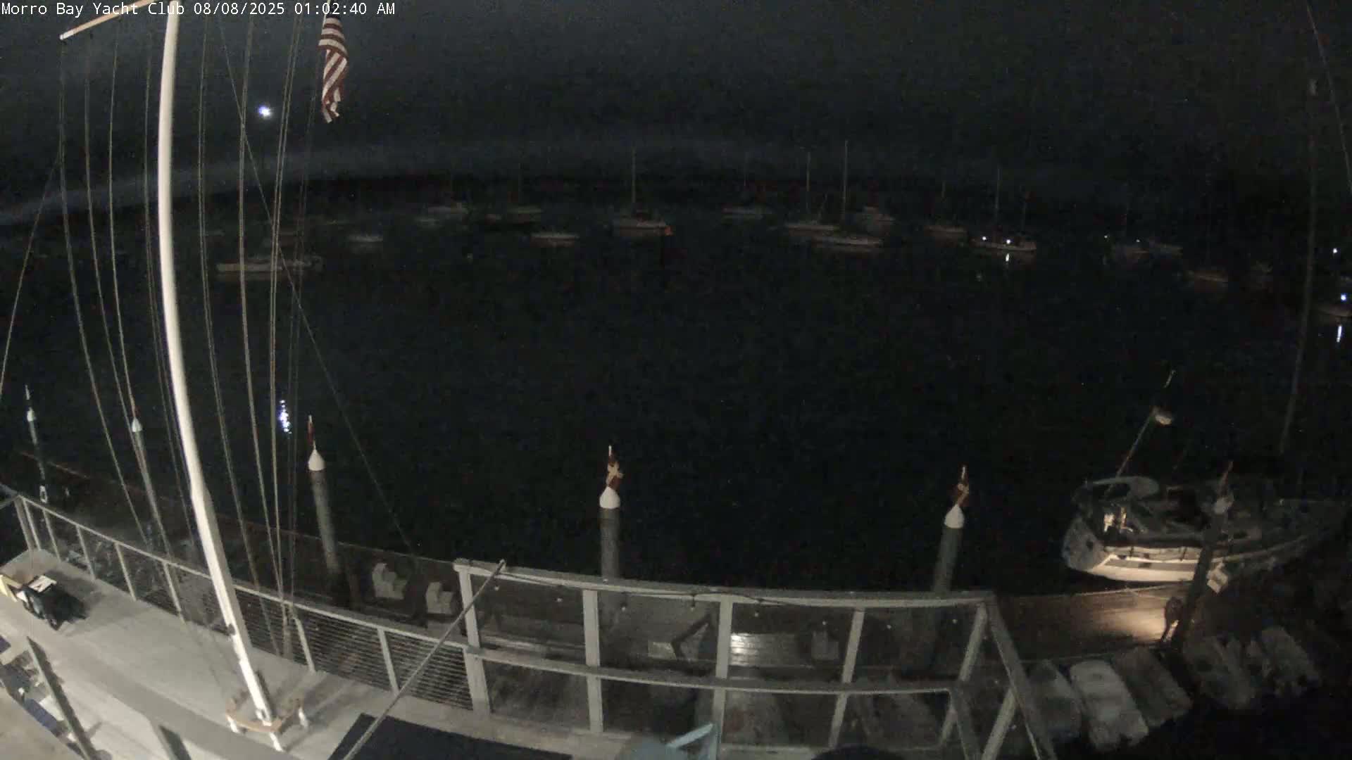 Morro Bay & Morro Bay Yatch Club Live Cam - Morro Bay, San Luis Obispo, California, USA