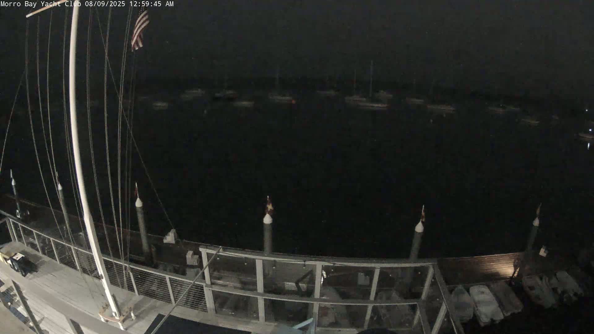 Morro Bay & Morro Bay Yatch Club Live Cam - Morro Bay, San Luis Obispo, California, USA