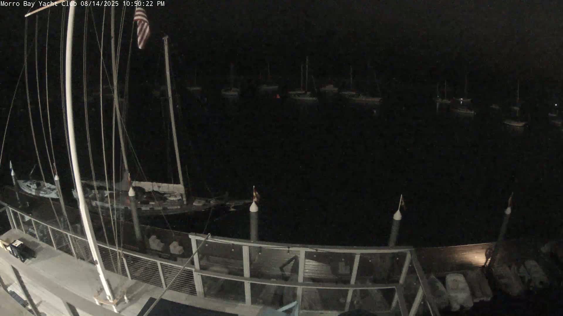 Morro Bay & Morro Bay Yatch Club Live Cam - Morro Bay, San Luis Obispo, California, USA